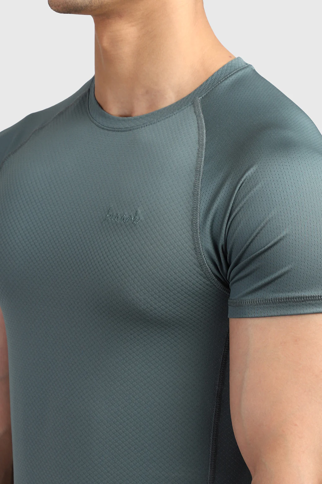 Sculpt T-shirts Forest Green - Image 3