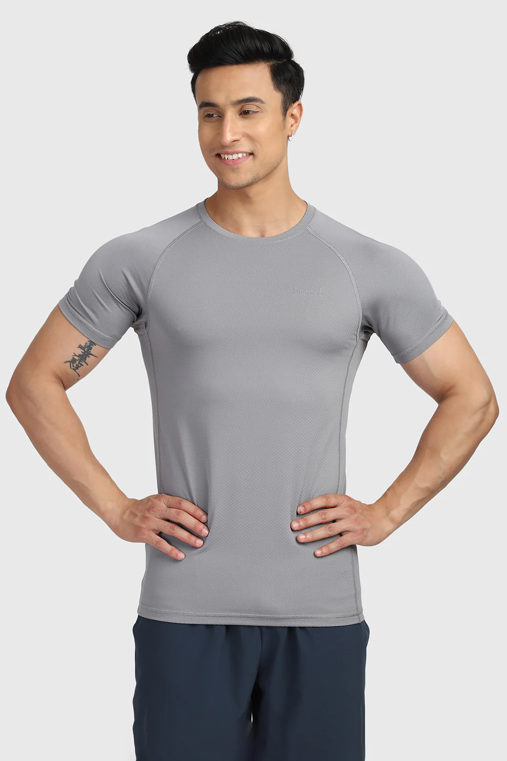 Sculpt T-shirts Light Grey - Image 2