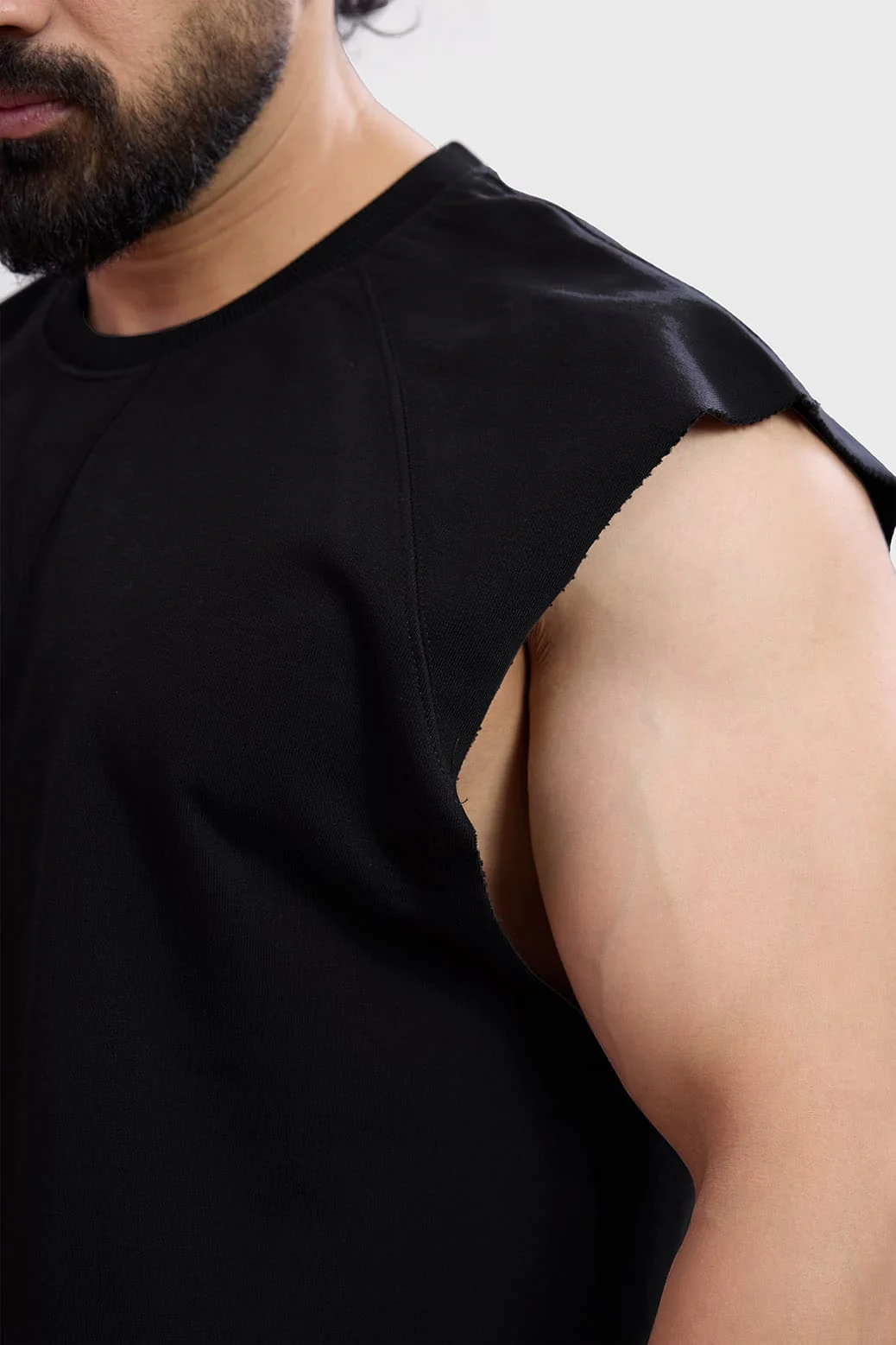Shell Raw Capsleeves Tank Black - Image 5