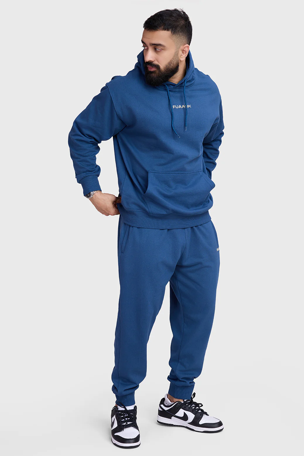 Signature Oversized Hoodie Navy - Image 4