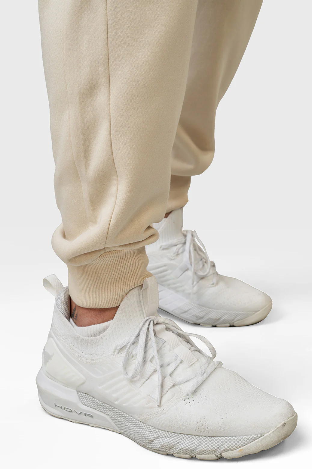 Signature Oversized Joggers Beige - Image 5