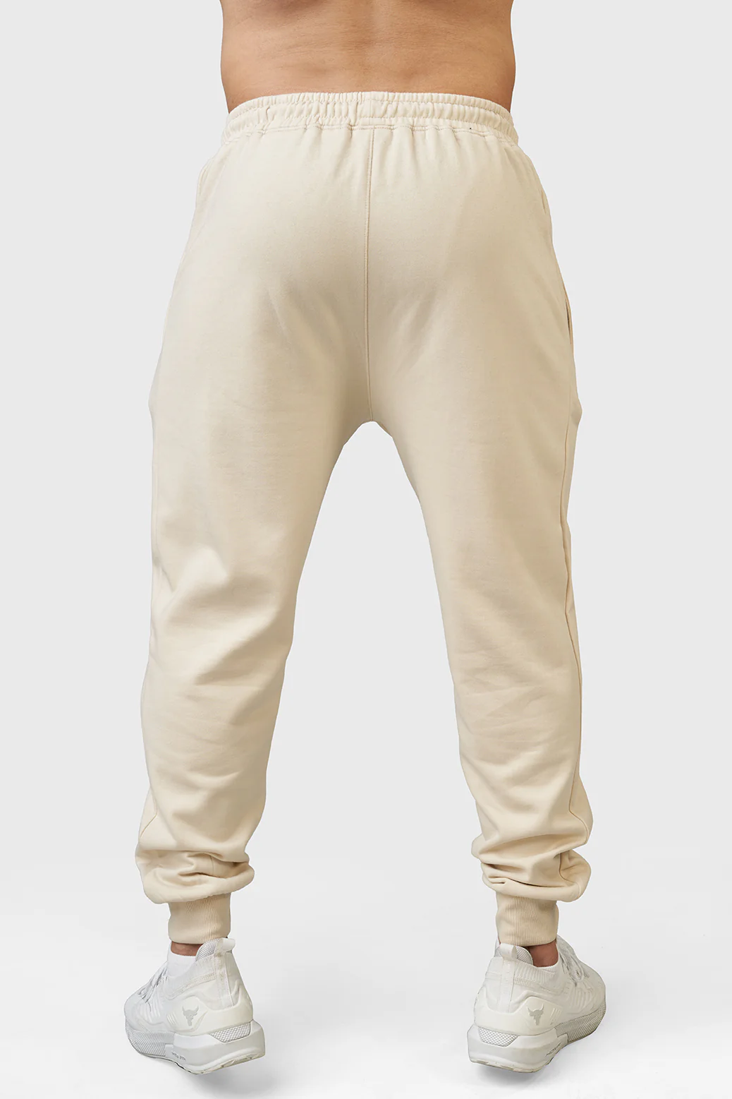 Signature Oversized Joggers Beige - Image 6