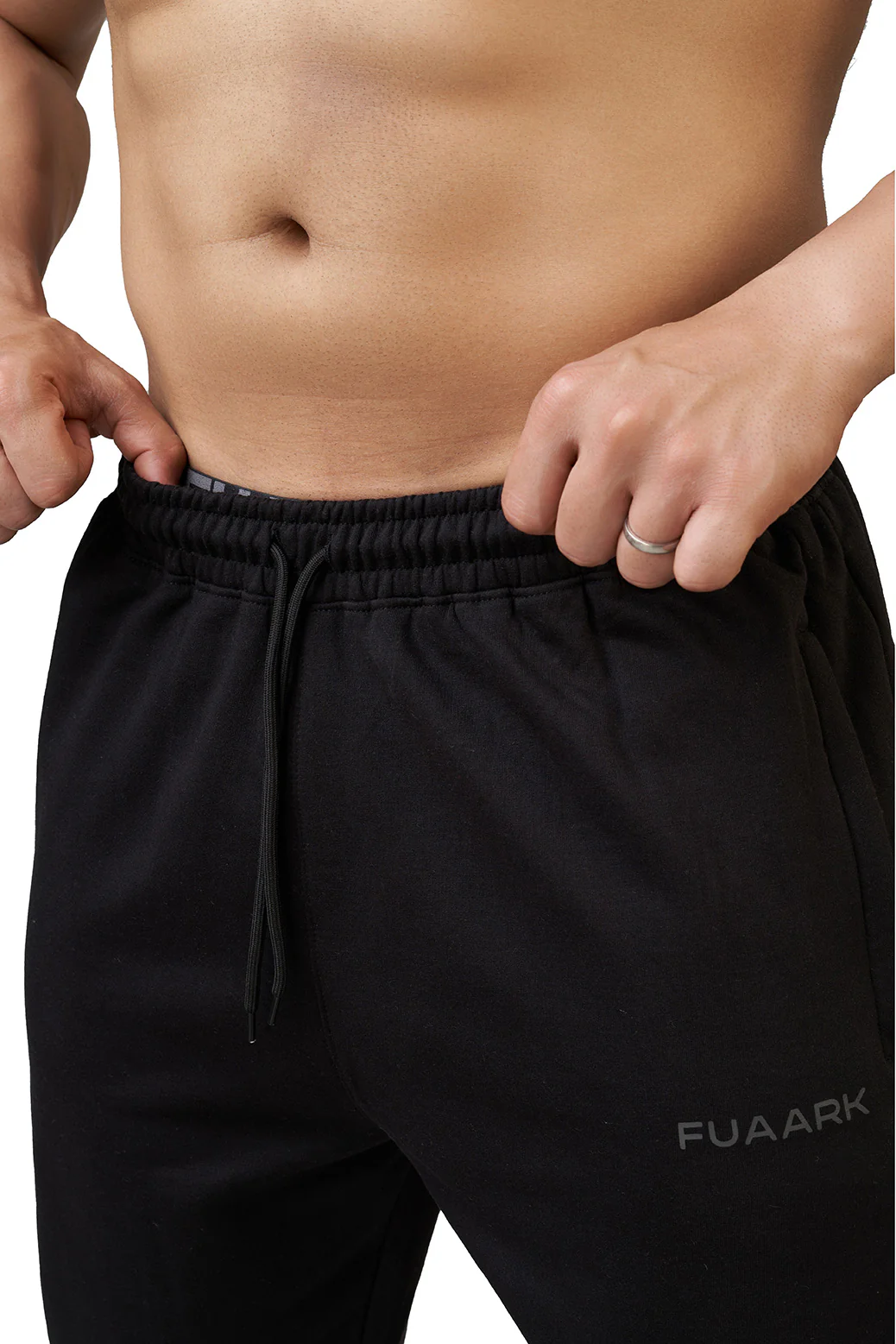 Signature Oversized Joggers Black - Image 4