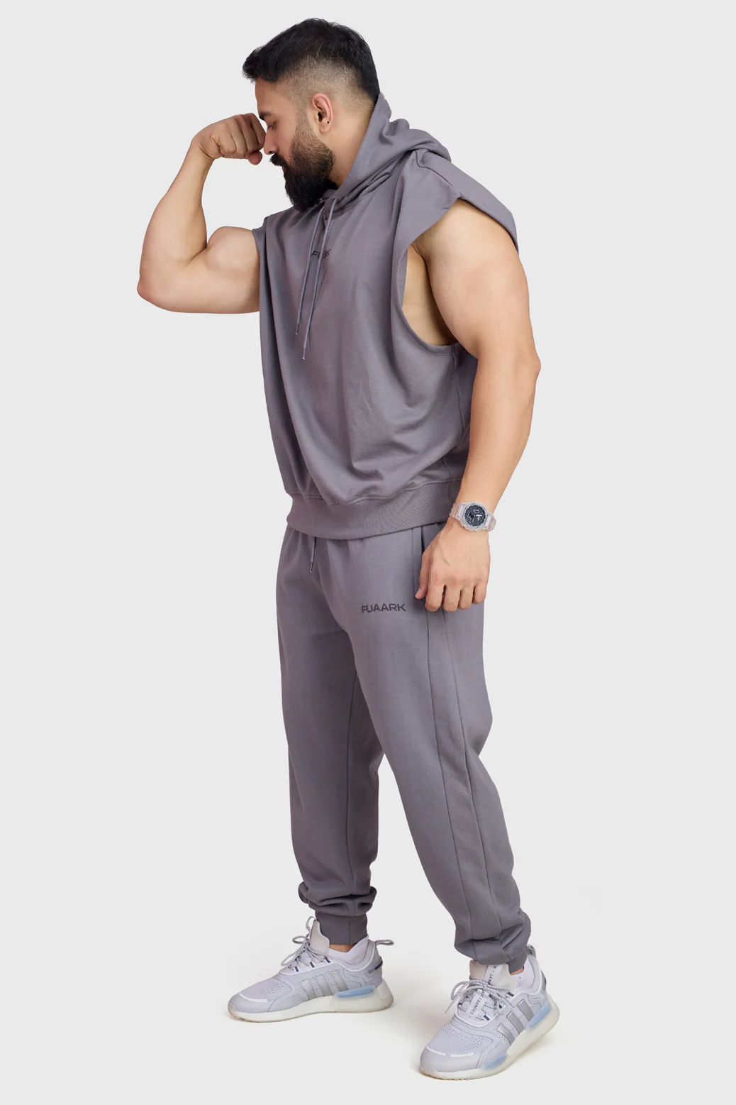 Signature Oversized Joggers Dark Grey - Image 2