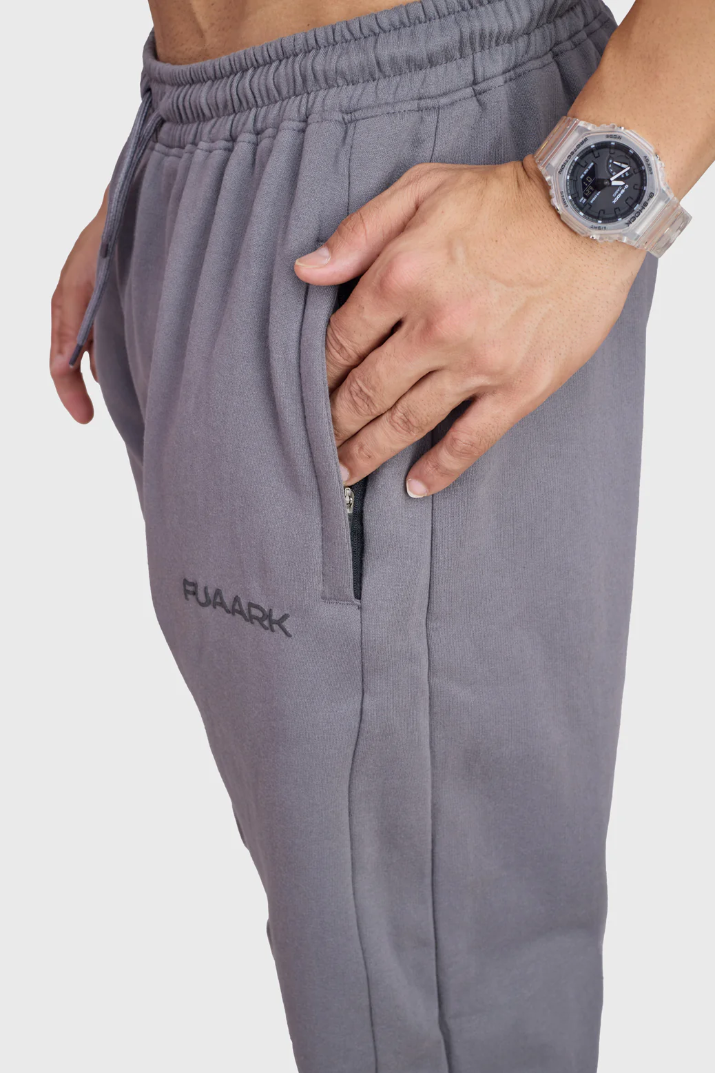 Signature Oversized Joggers Dark Grey - Image 3