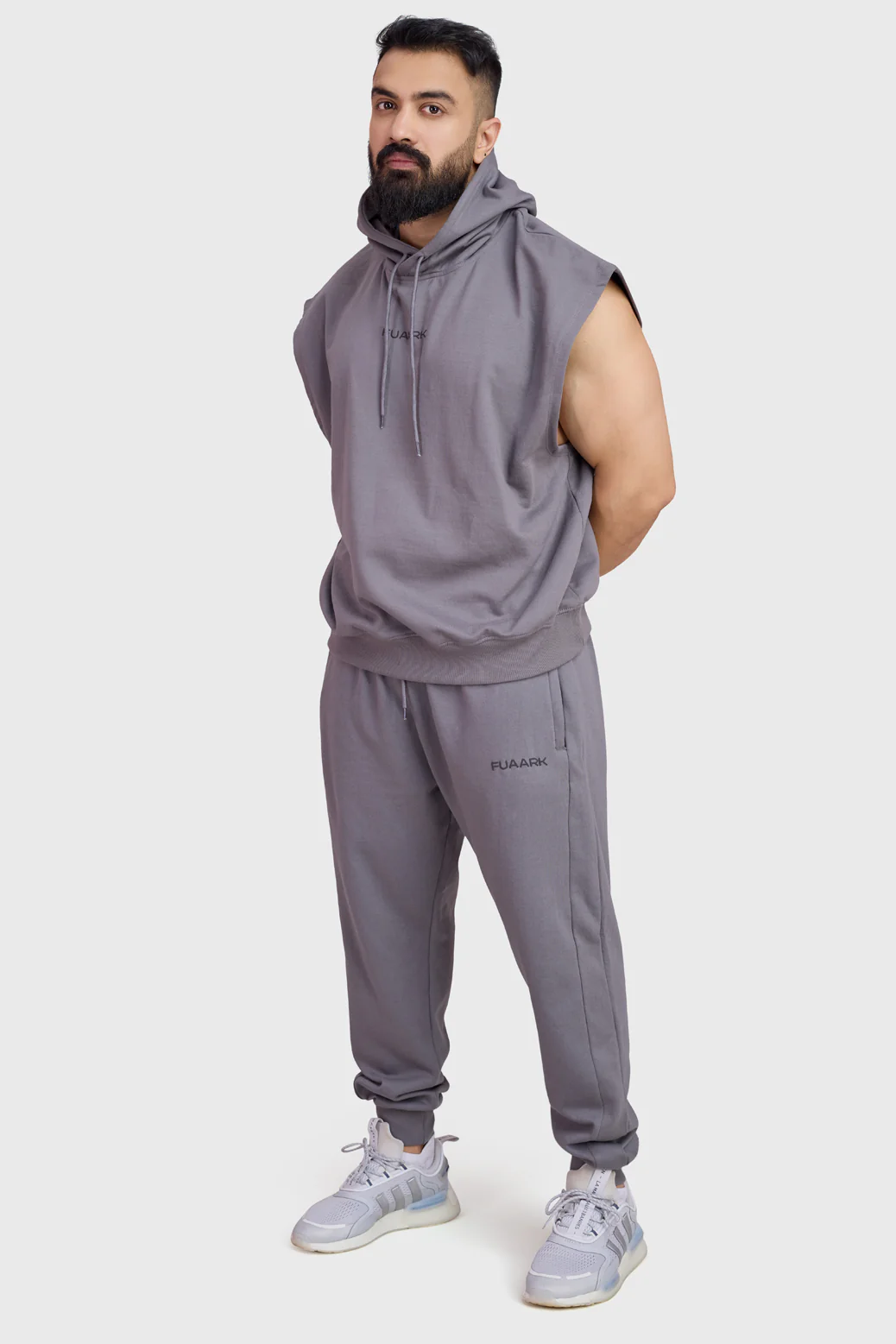 Signature Oversized Joggers Dark Grey - Image 6