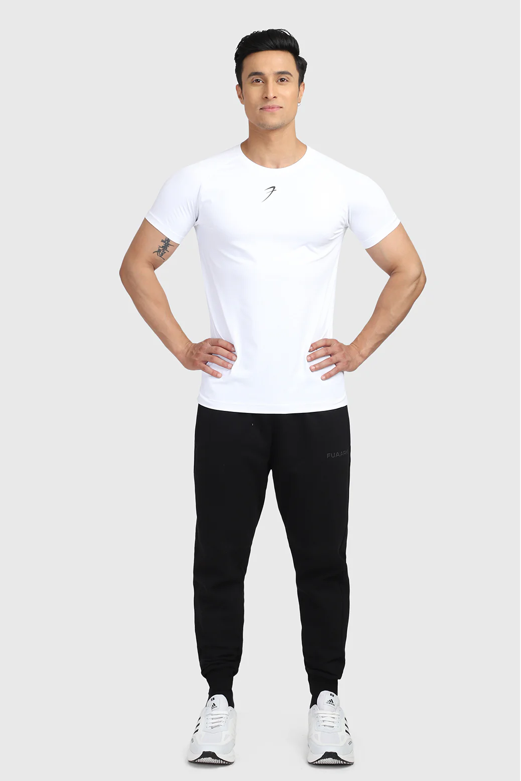 Sleek T-shirt White / Logo - Image 2