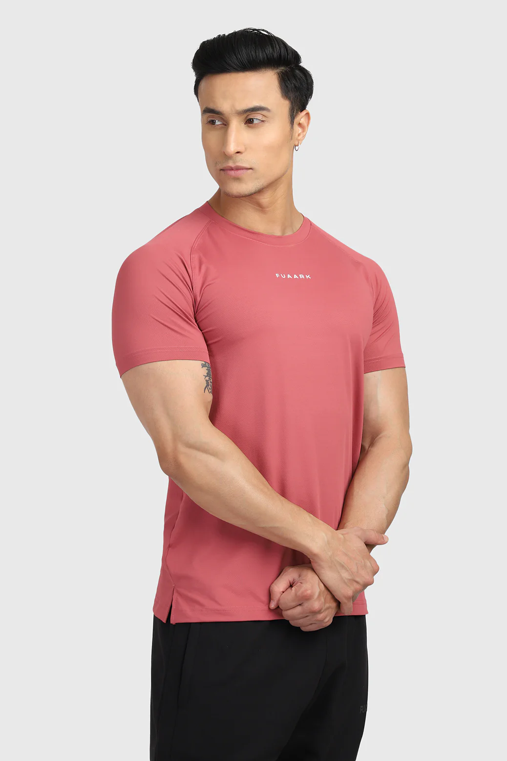 Sleek T-shirt Deep Red - Image 4