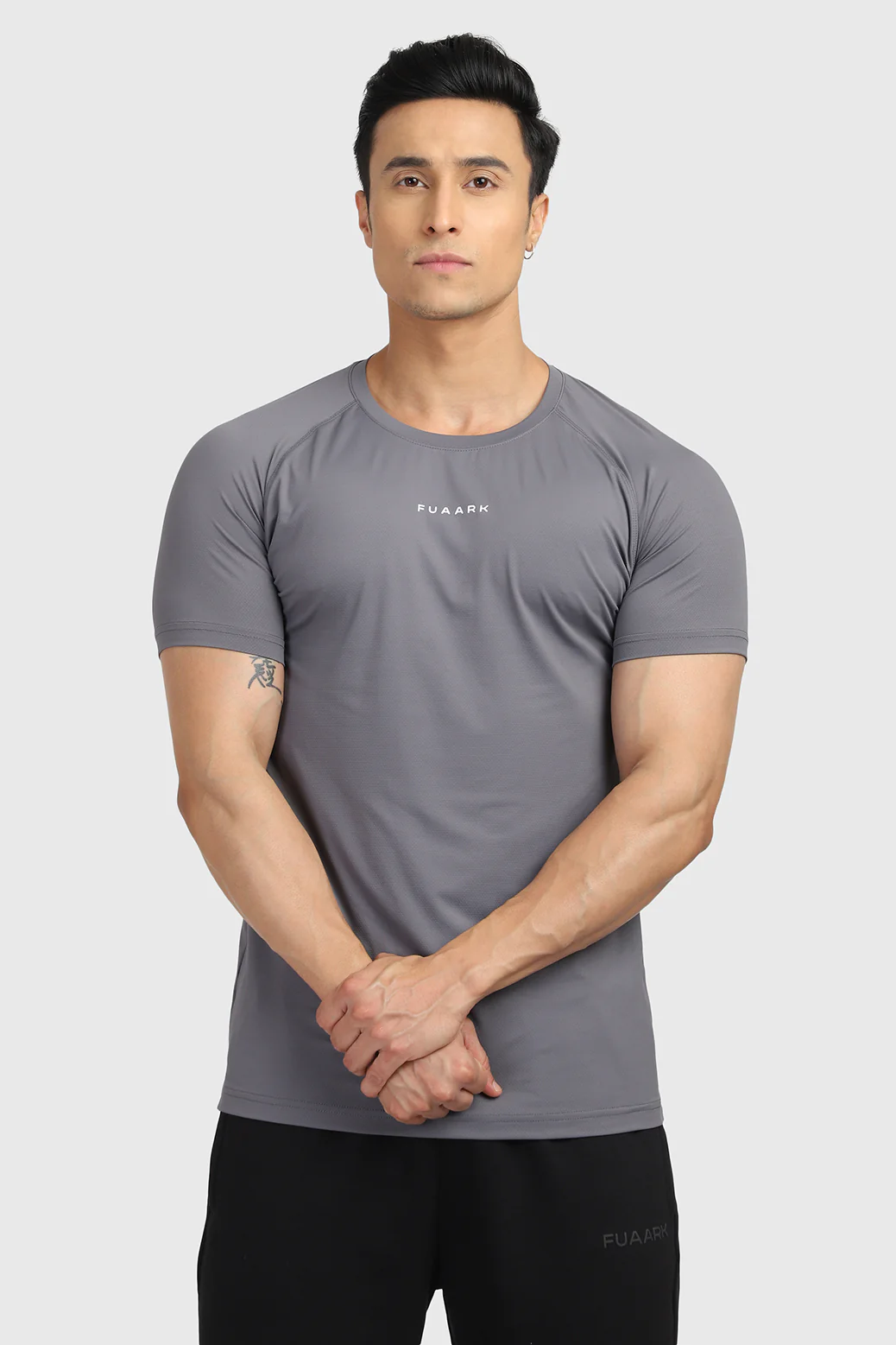 Sleek T-shirt Grey - Image 2