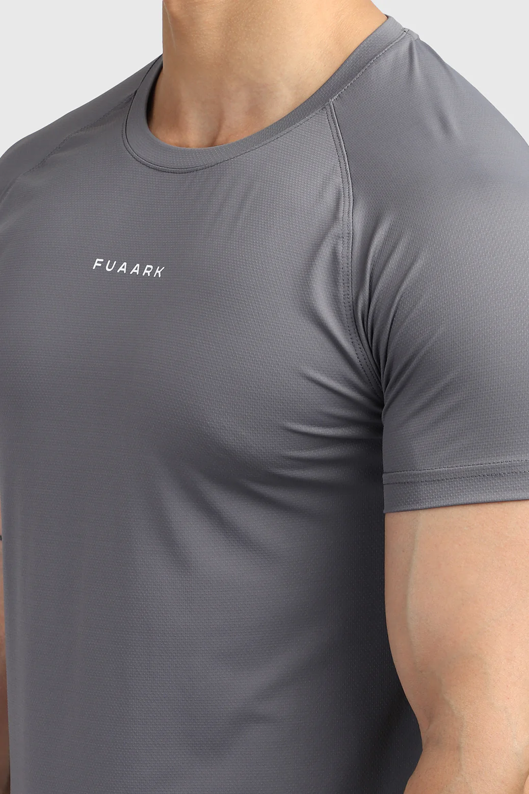 Sleek T-shirt Grey - Image 3