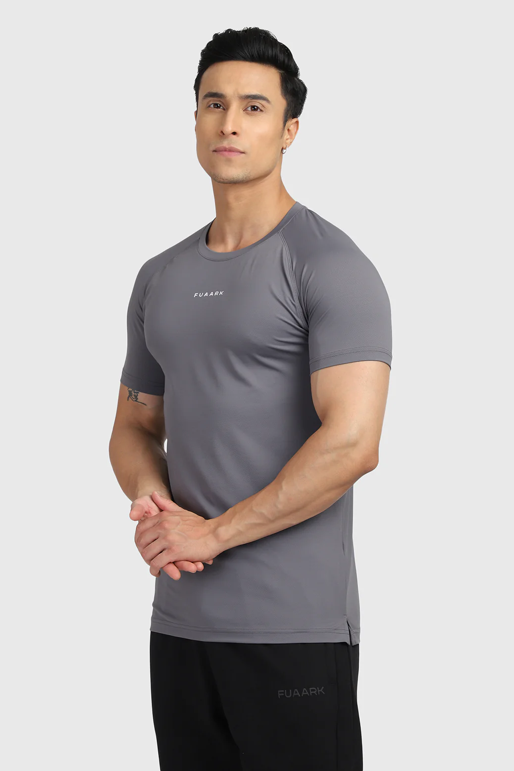 Sleek T-shirt Grey - Image 4