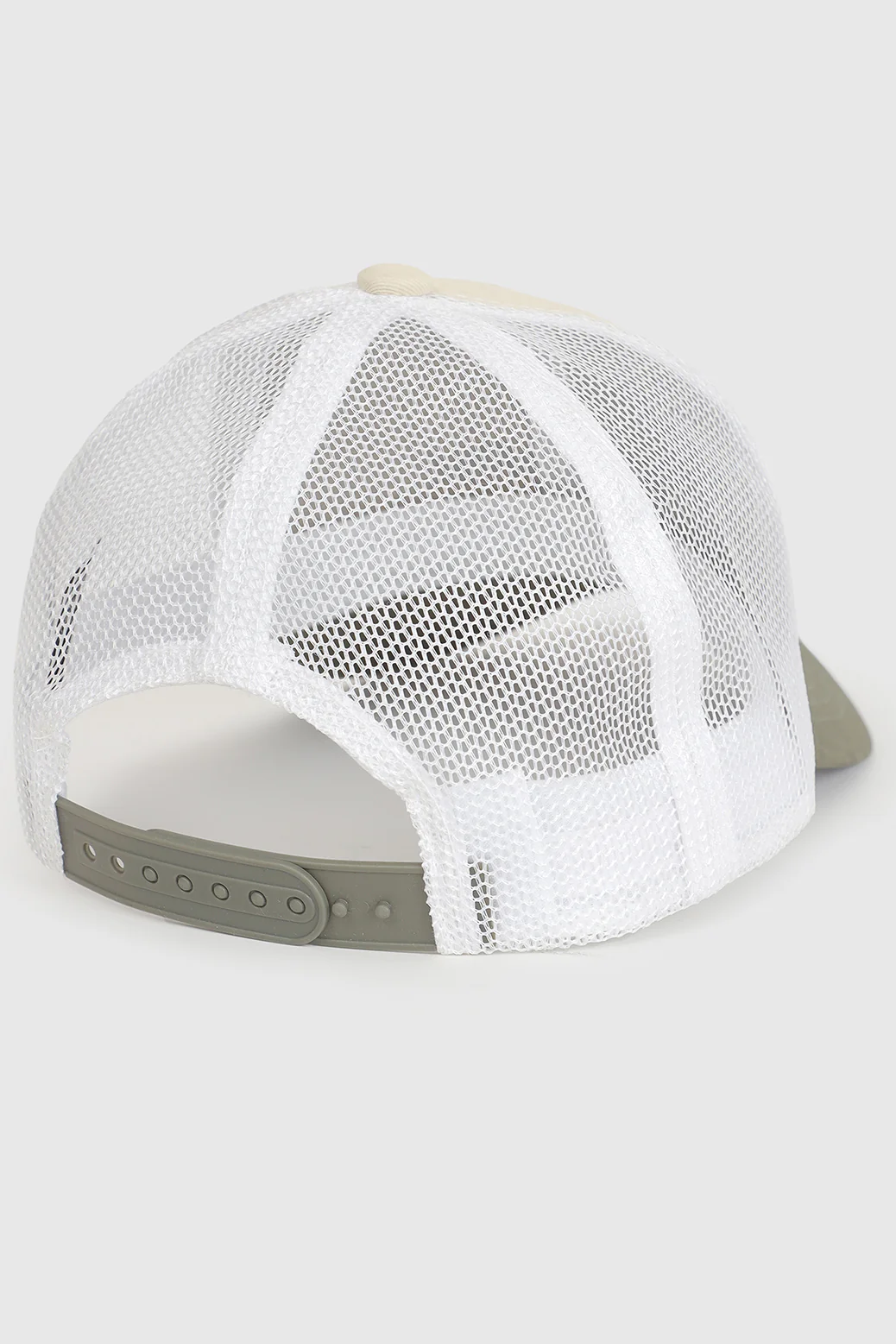 Sleek Trucker Cap Beige/Olive - Image 3