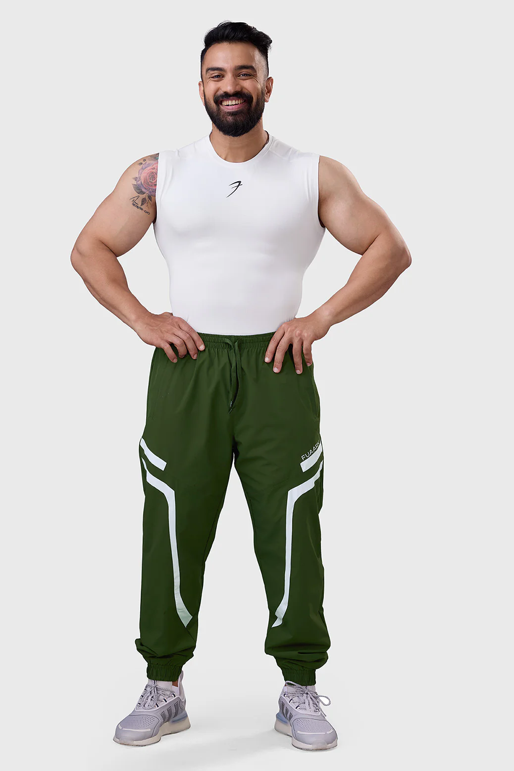 Compression Sleeveless Tank White - Image 3