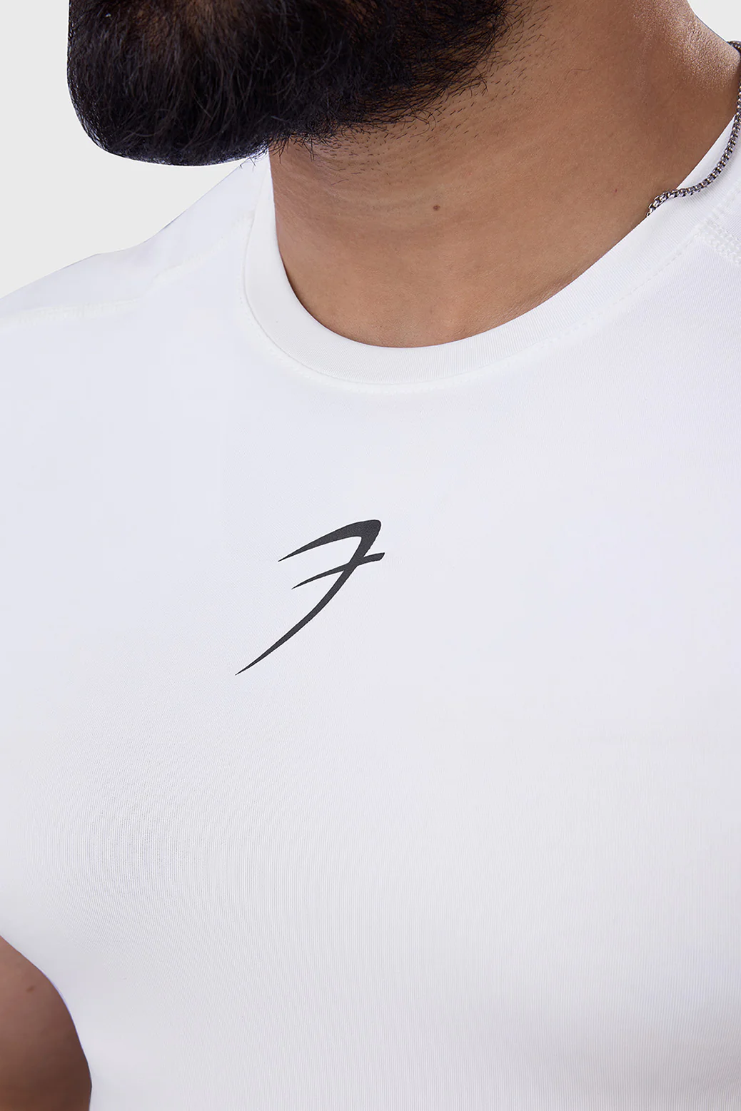 Compression Sleeveless Tank White - Image 4