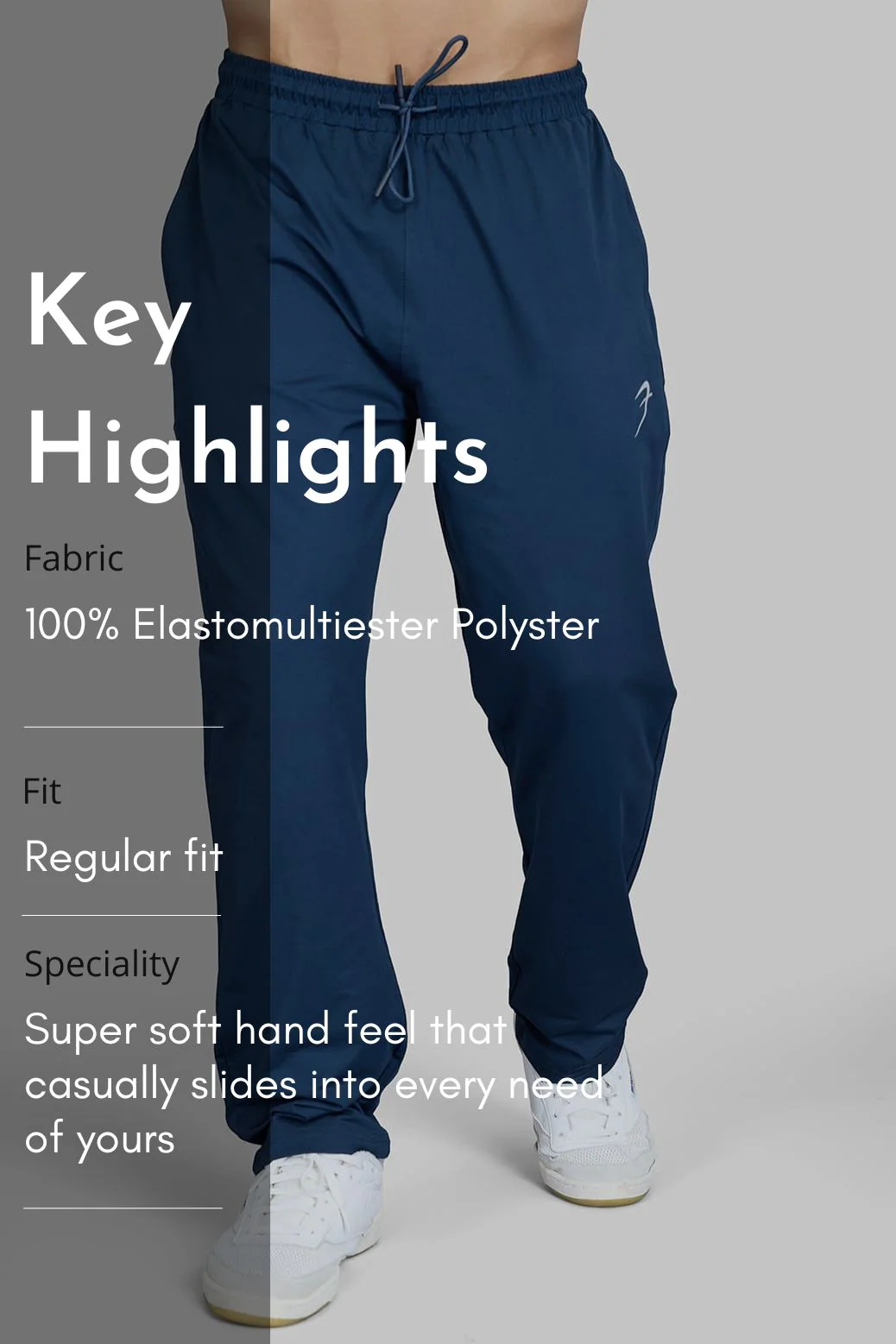 Smart Casual Tracks Navy - Image 6