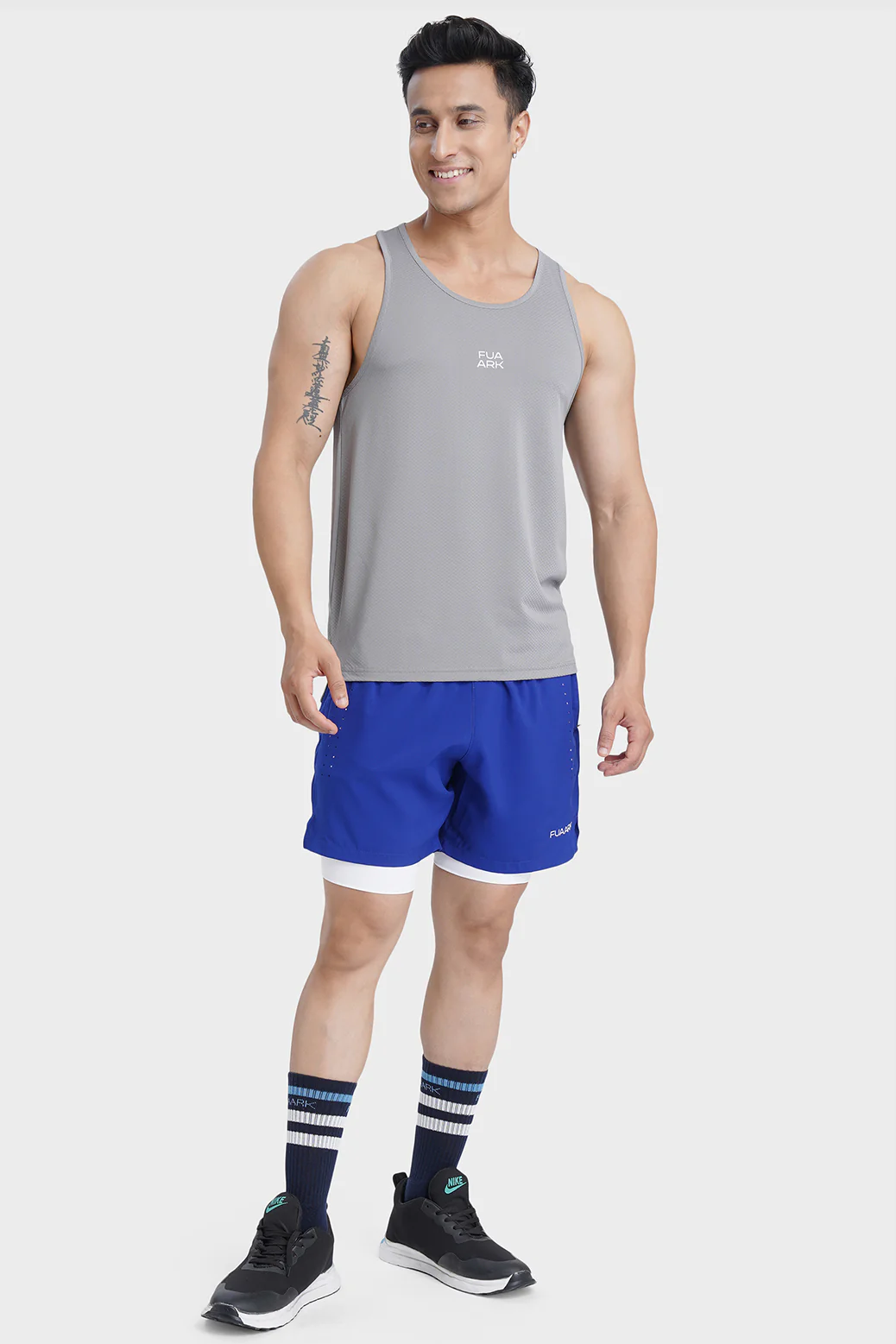Sprint Running Tank Light Grey - Image 2