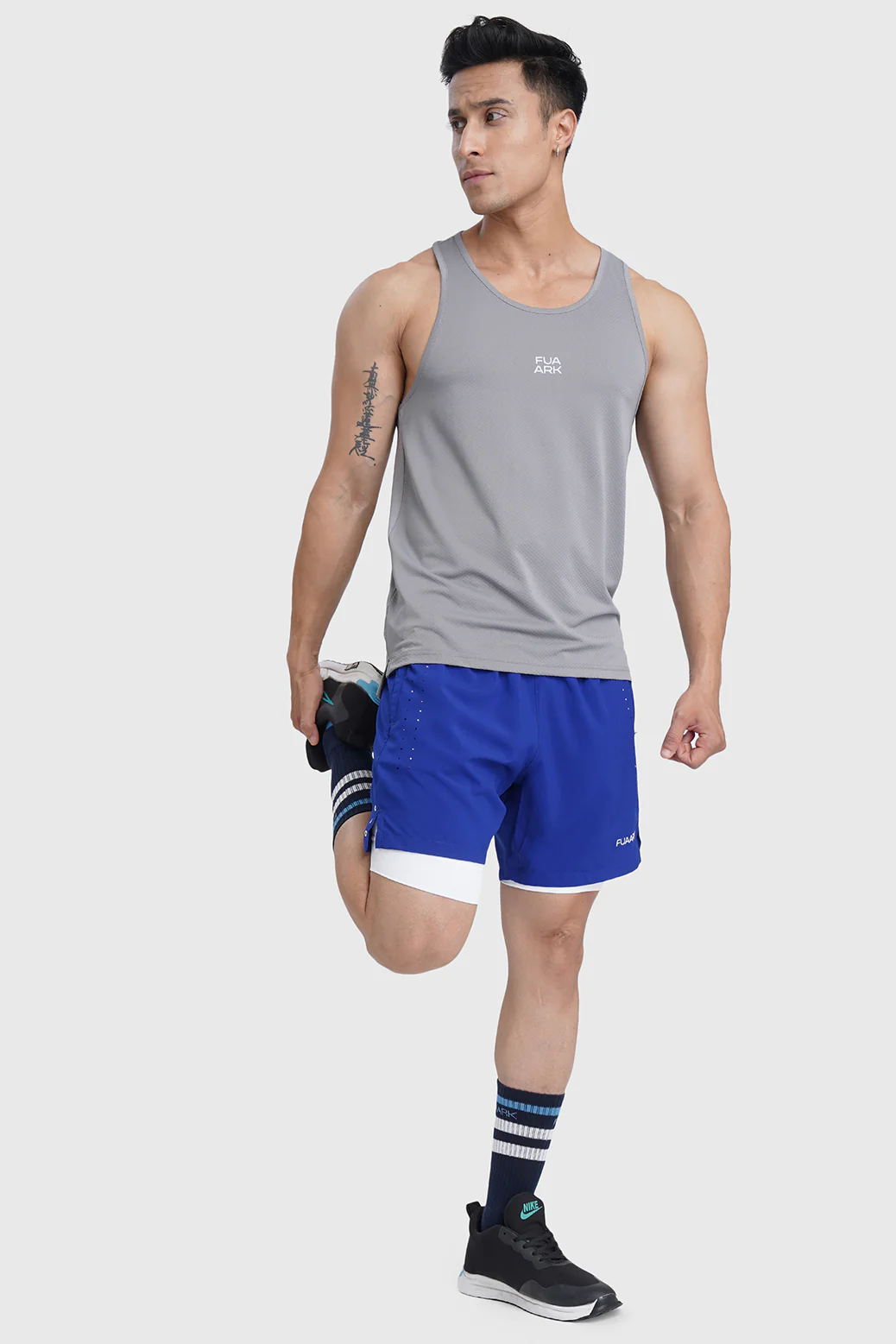 Sprint Running Tank Light Grey - Image 5