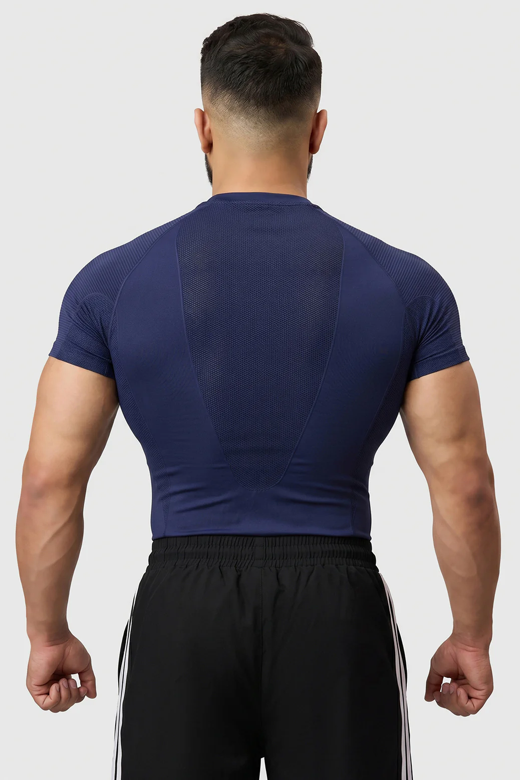 Strength Seamless T-shirt Navy - Image 5