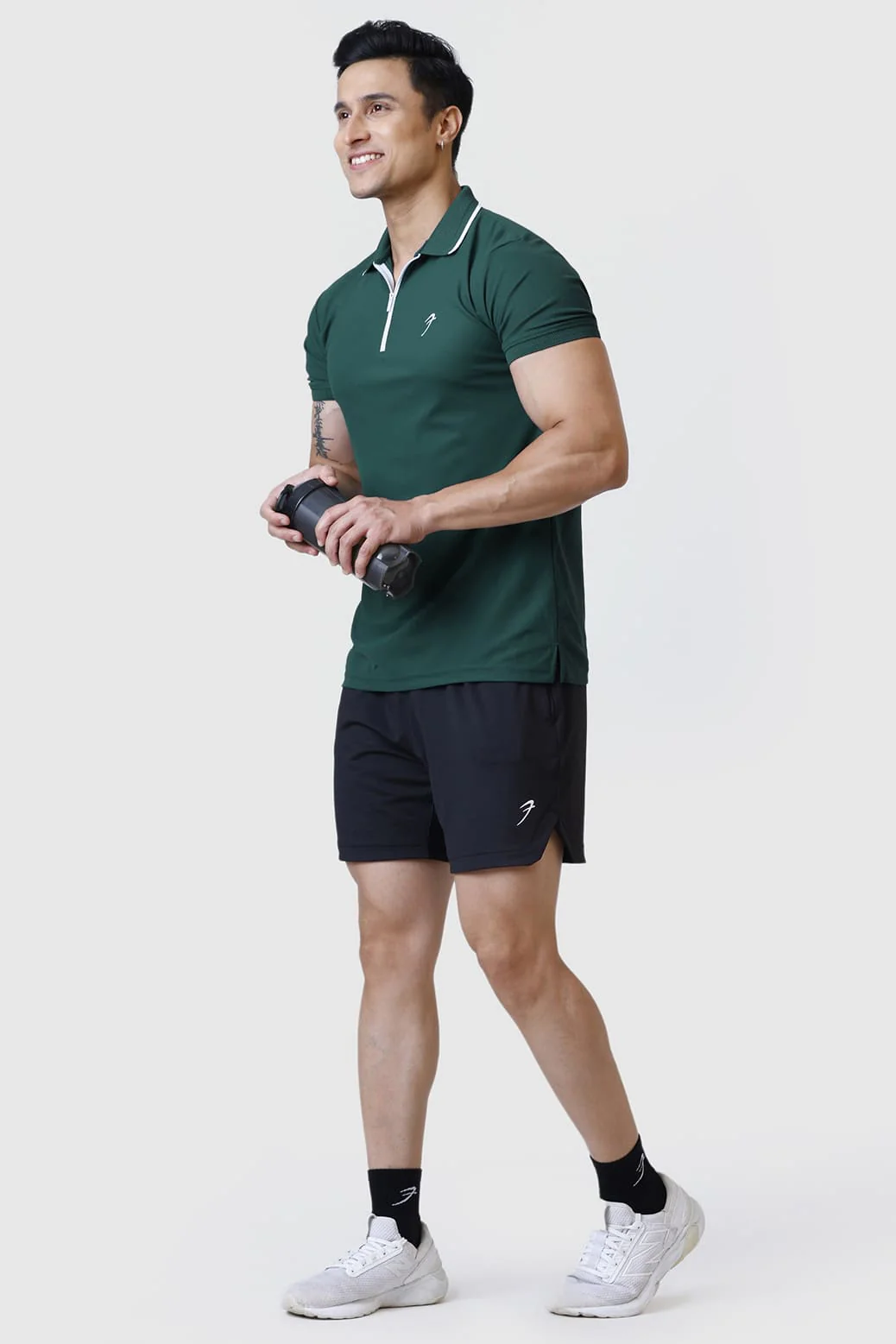 Stride Polo T-shirt Green - Image 2