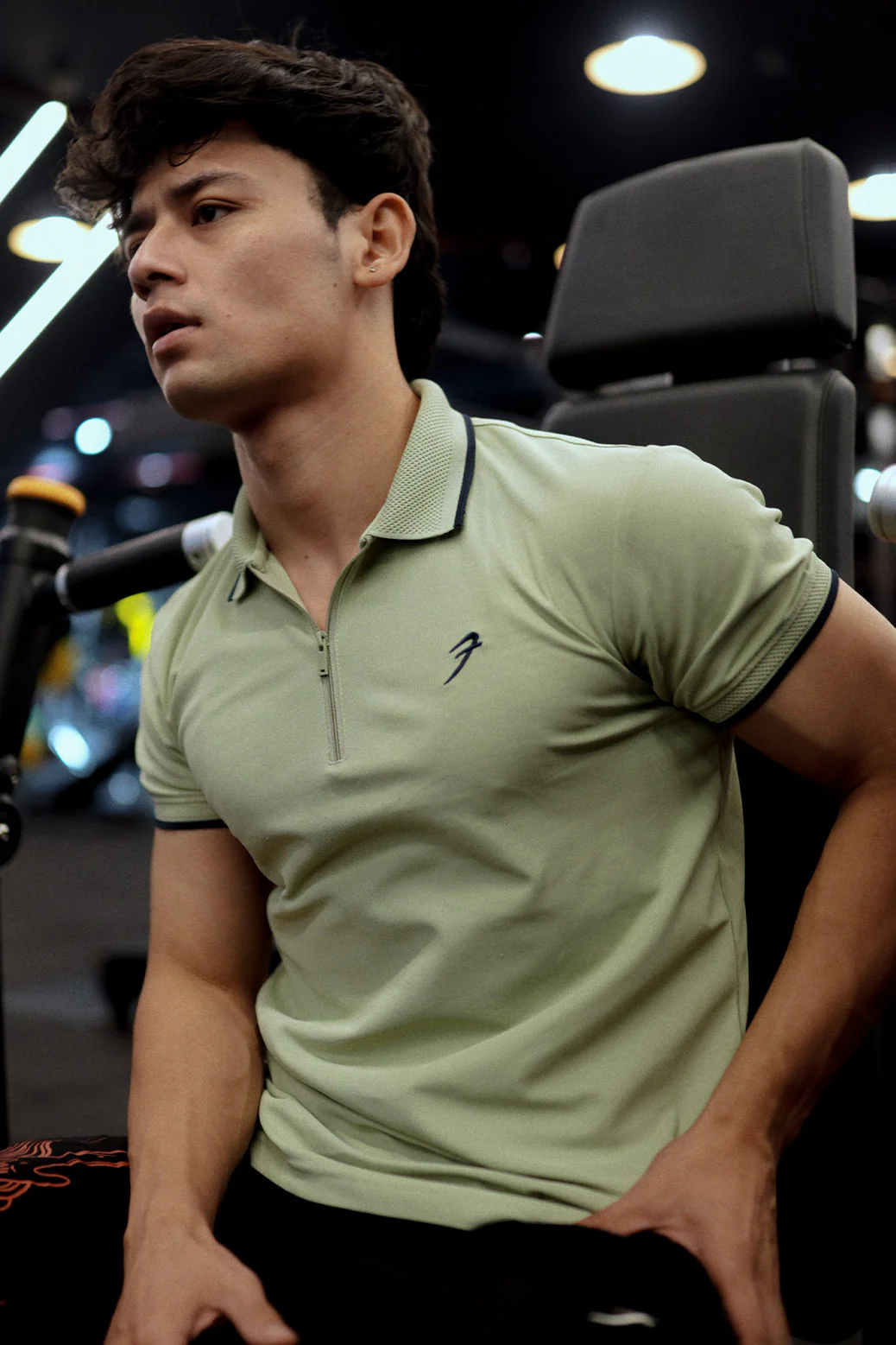 Stride Polo T-shirt Light Green