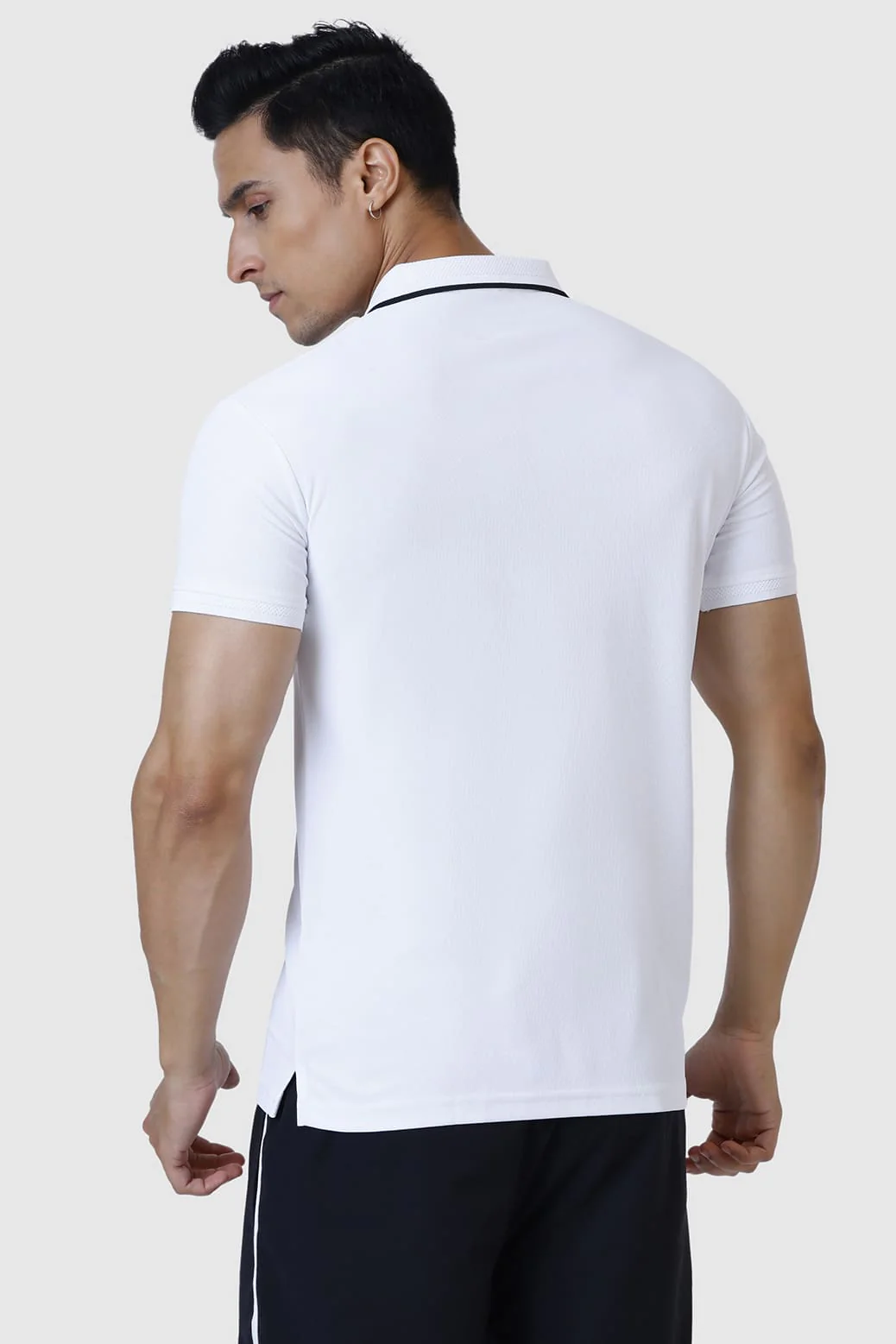 Stride Polo T-shirt White - Image 6