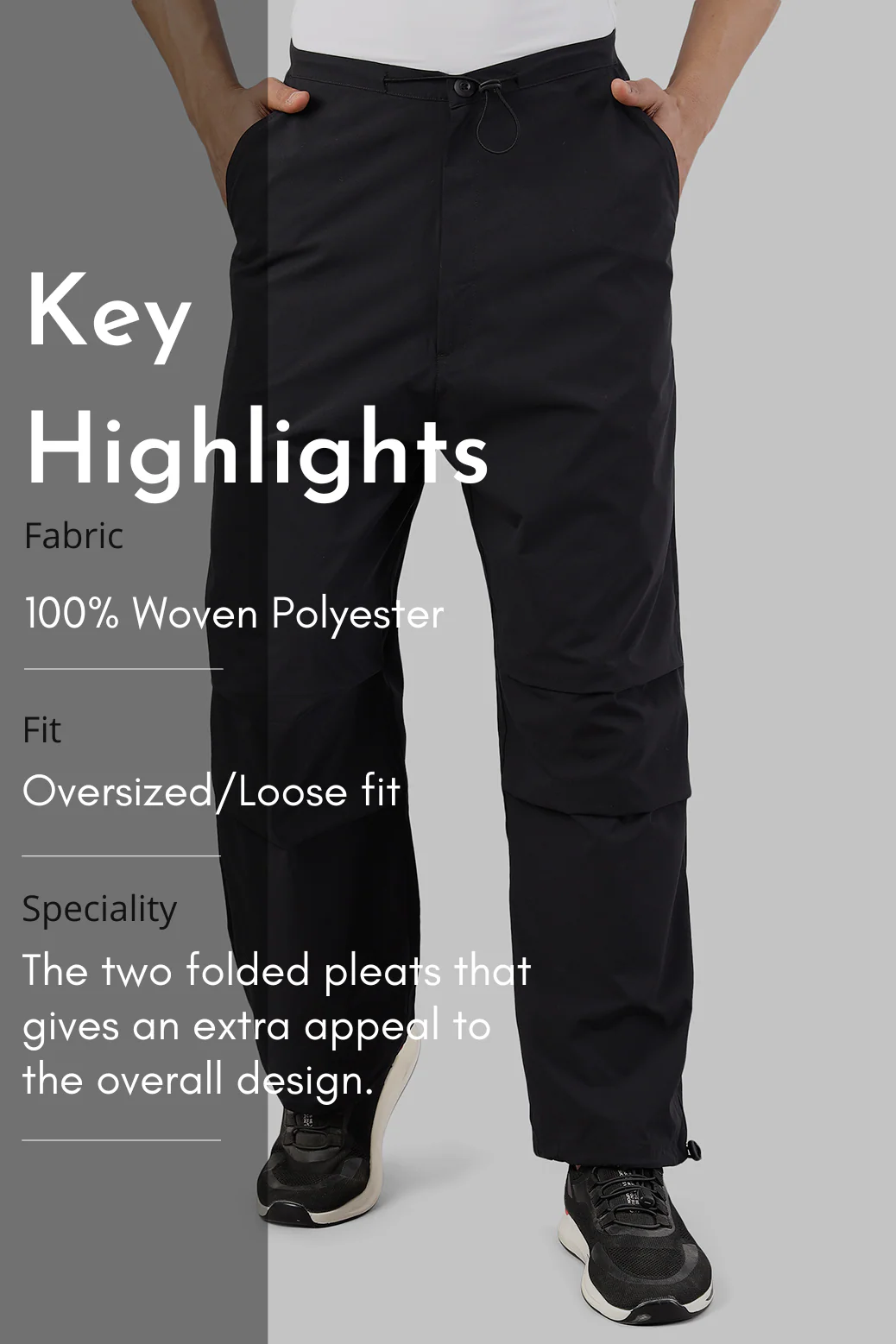Sublime Parachute Pants Black - Image 7