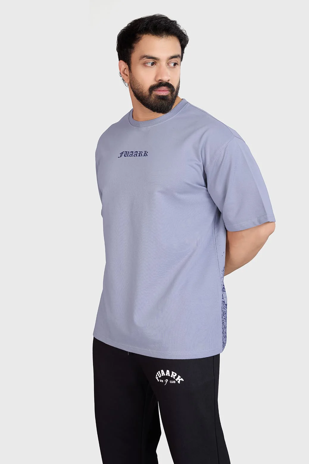 Sword Oversized T-shirt Light Grey - Image 4