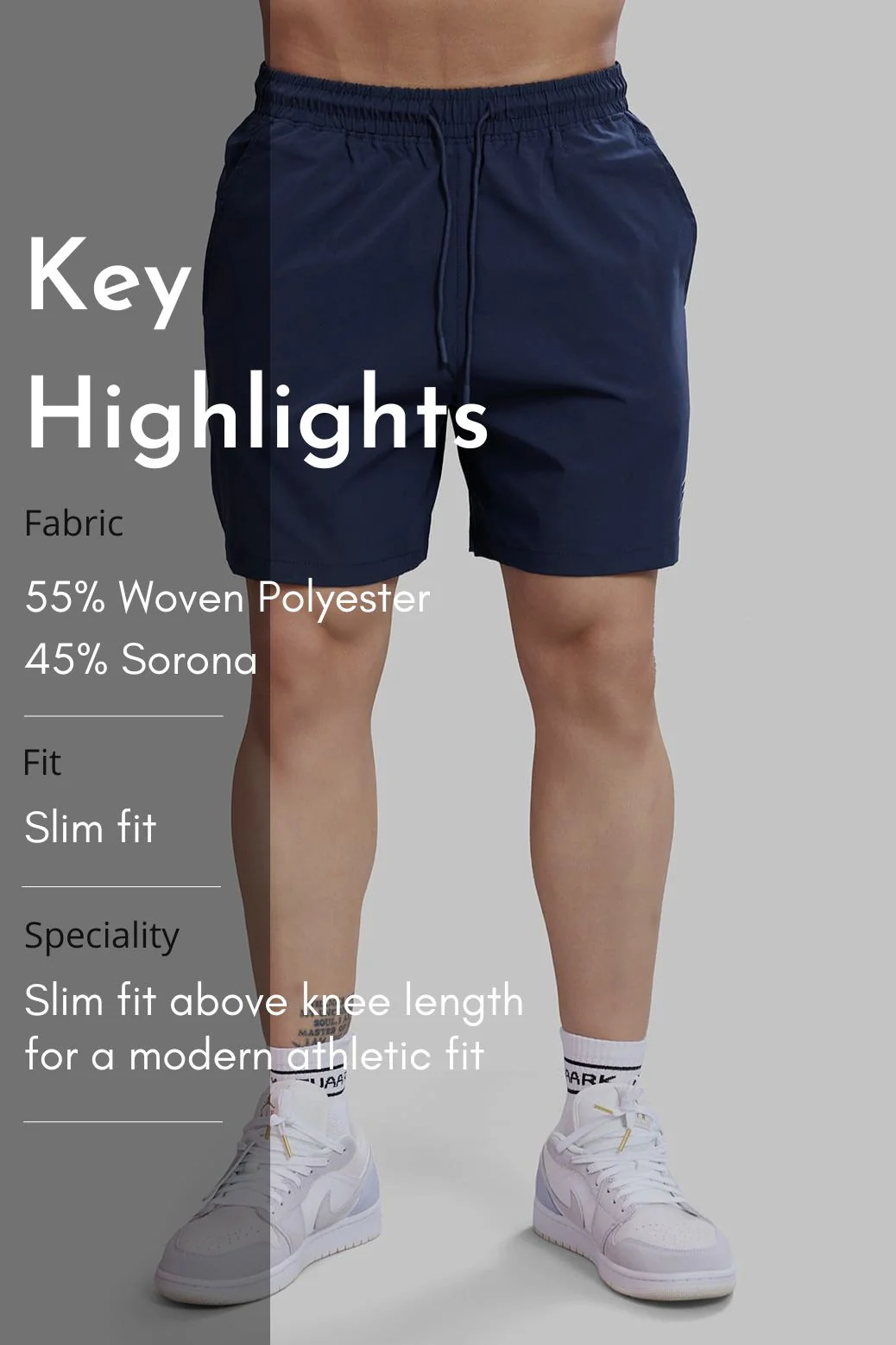 Thread Shorts Navy - Image 7