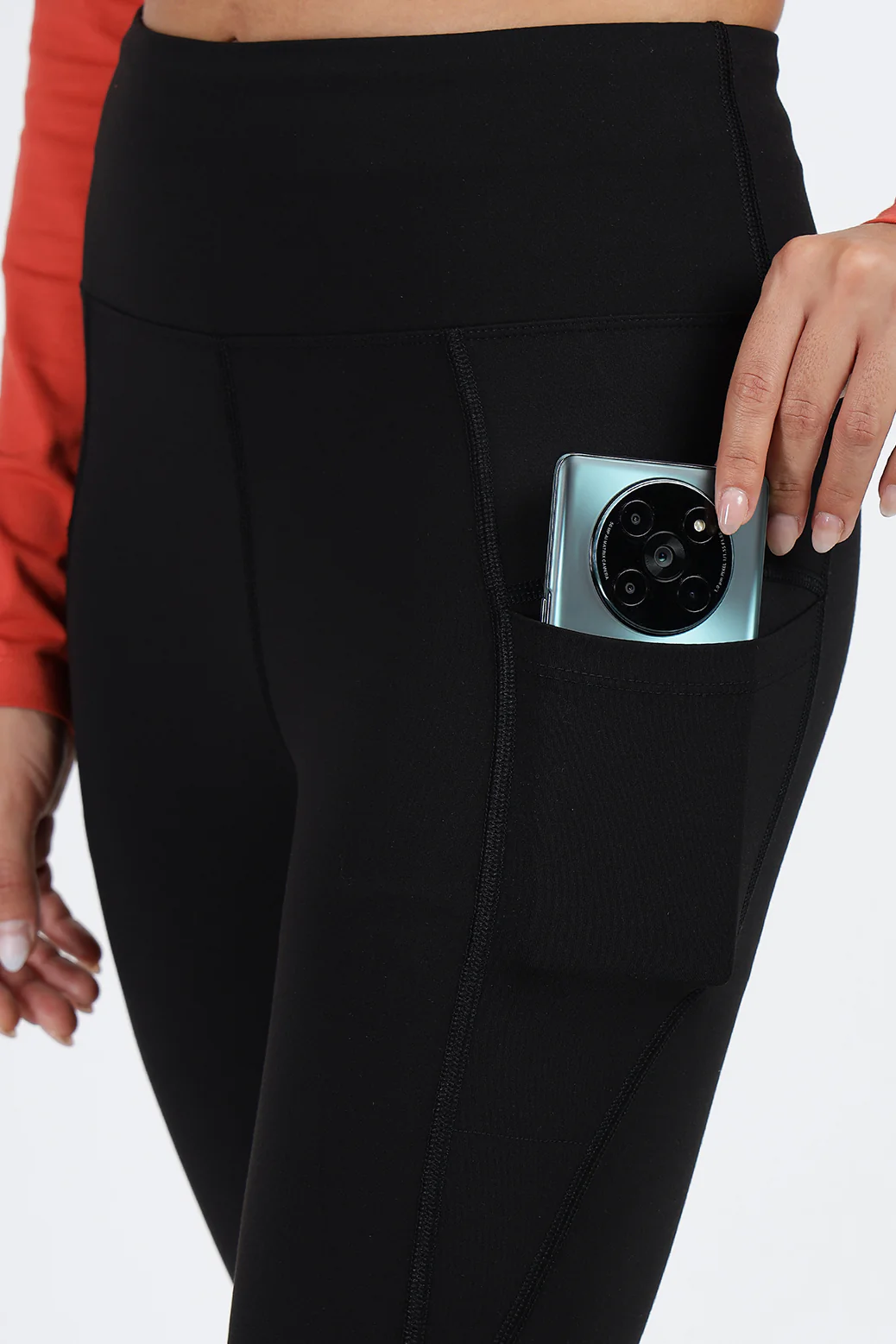 Timeless Nylon Leggings Black | Black - Image 3