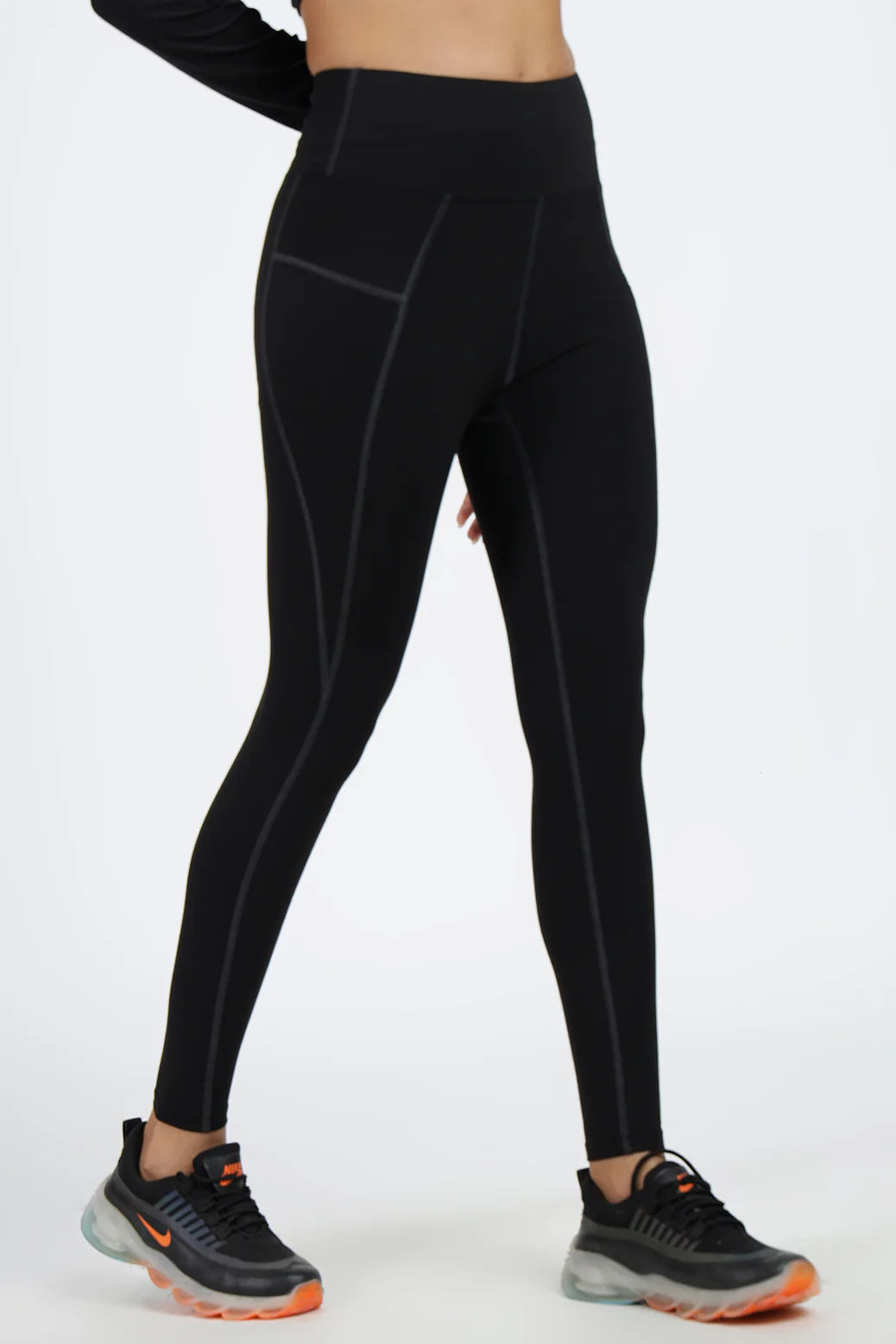 Timeless Nylon Leggings Black | Grey - Image 6