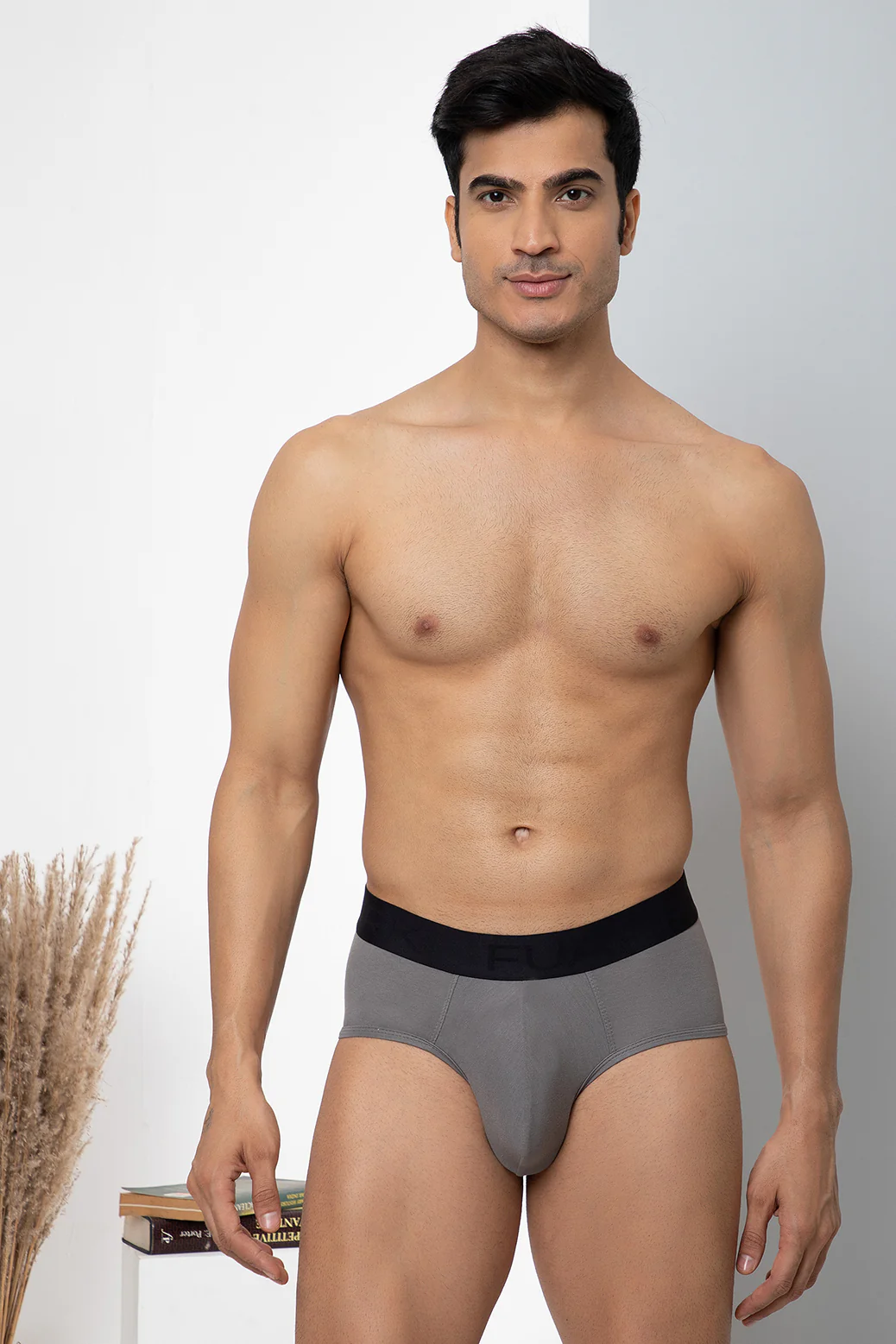 Ultra Soft Modal Briefs Classic Grey - Image 4