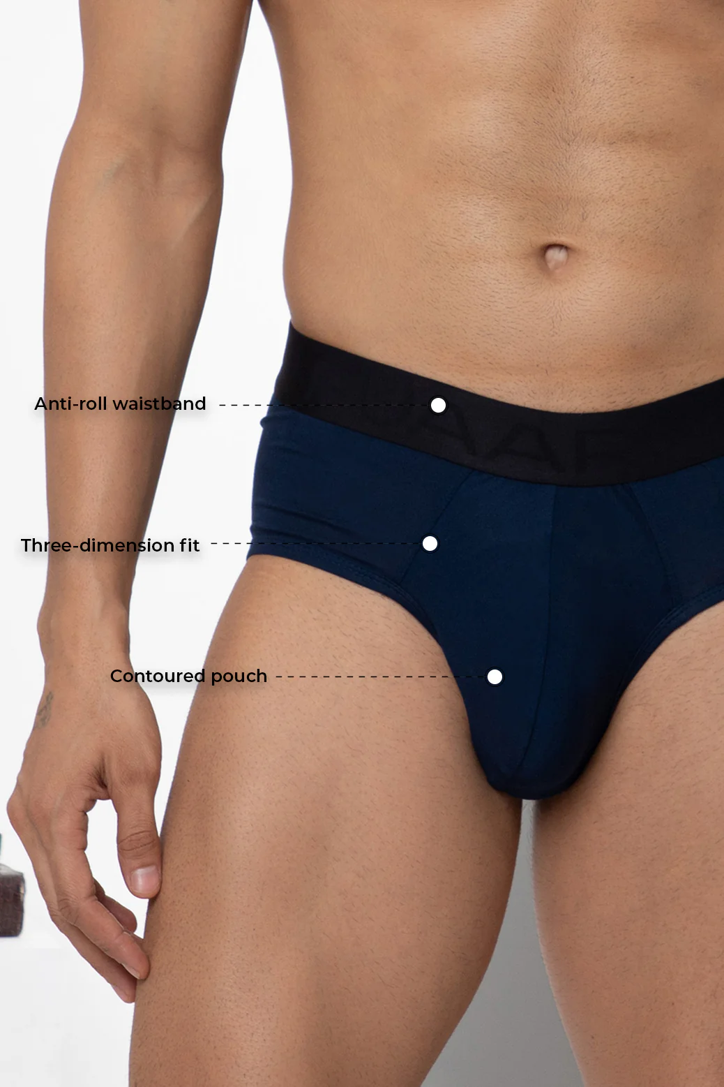 Ultra Soft Modal Briefs Classic Navy - Image 3