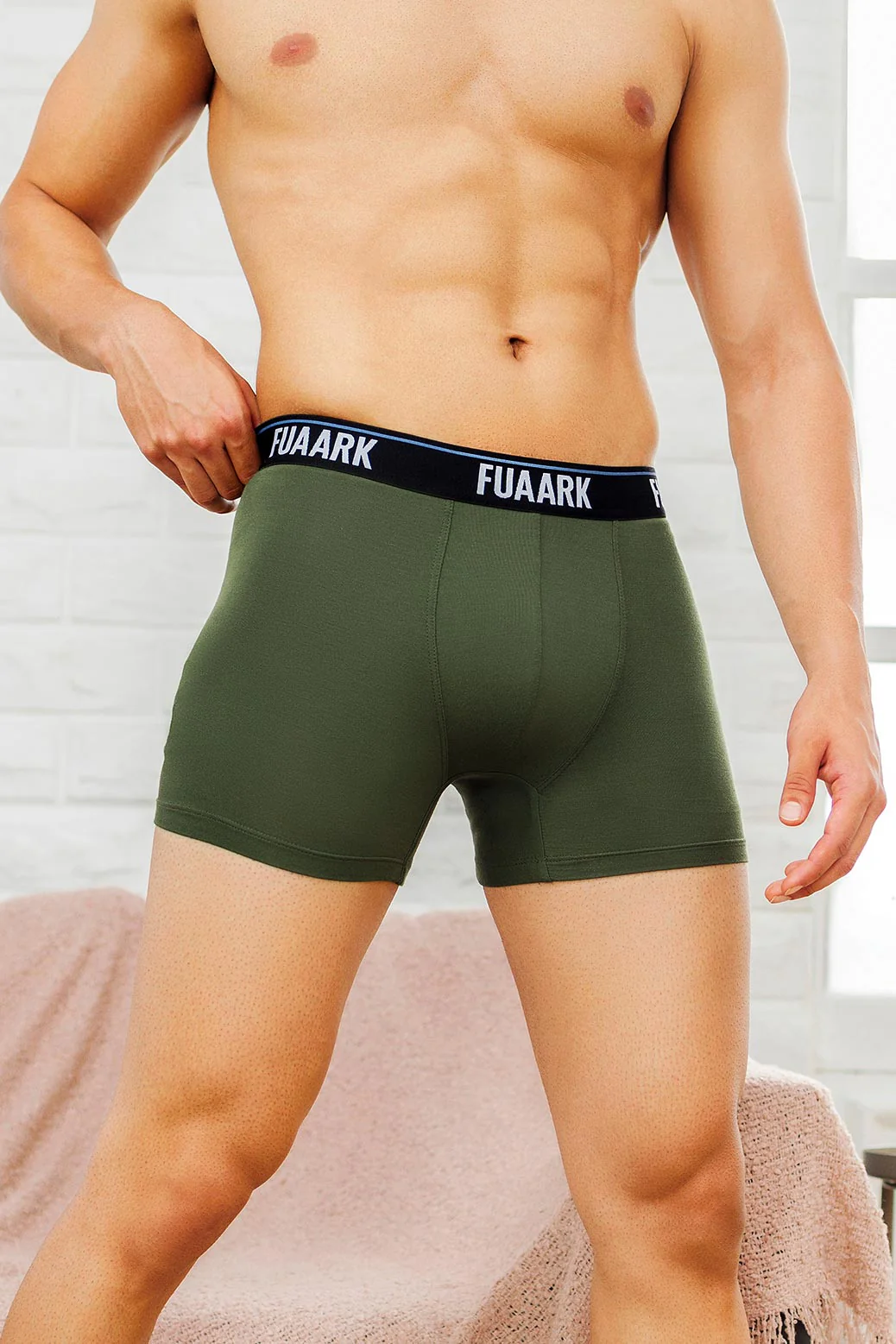 Ultra Soft Modal Trunks Olive - Image 6