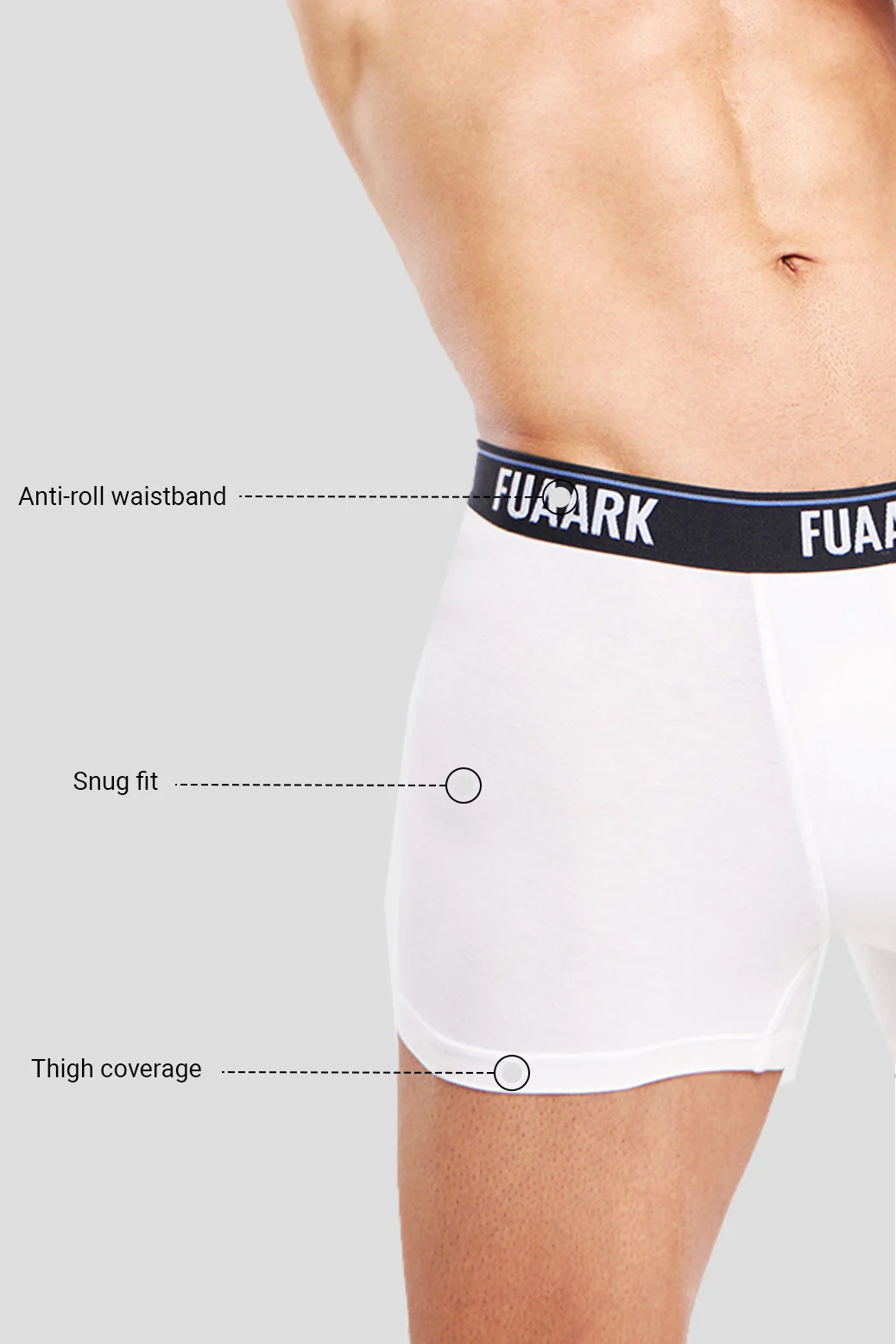 Ultra Soft Modal Trunks White - Image 3