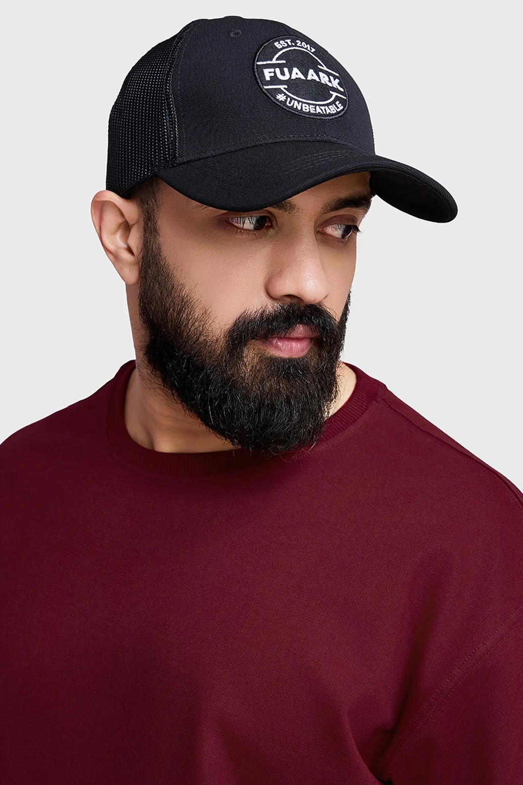 Unbeatable Trucker Cap Black/Black - Image 9