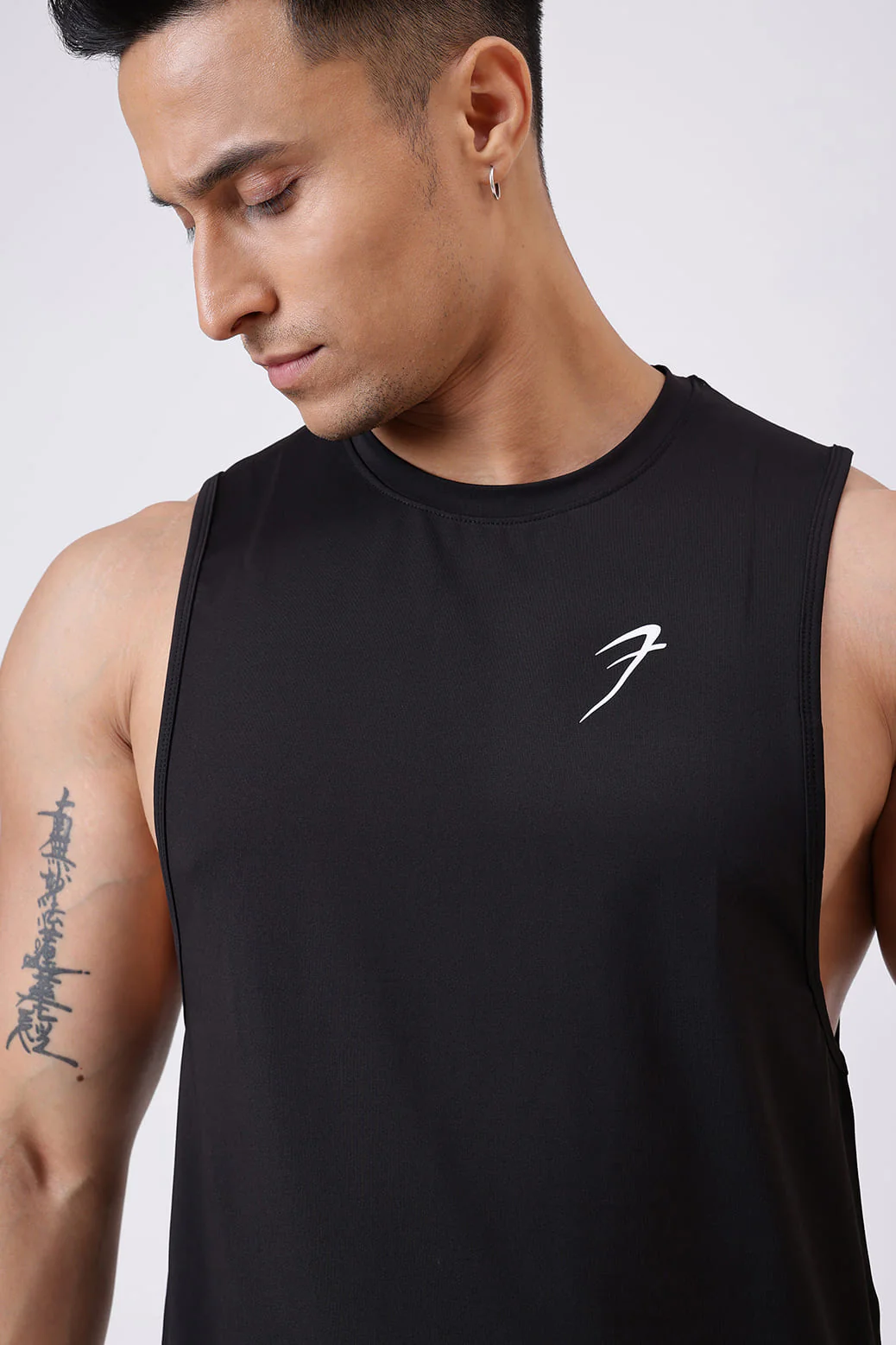 Urban Deep Arm Tank Black - Image 3