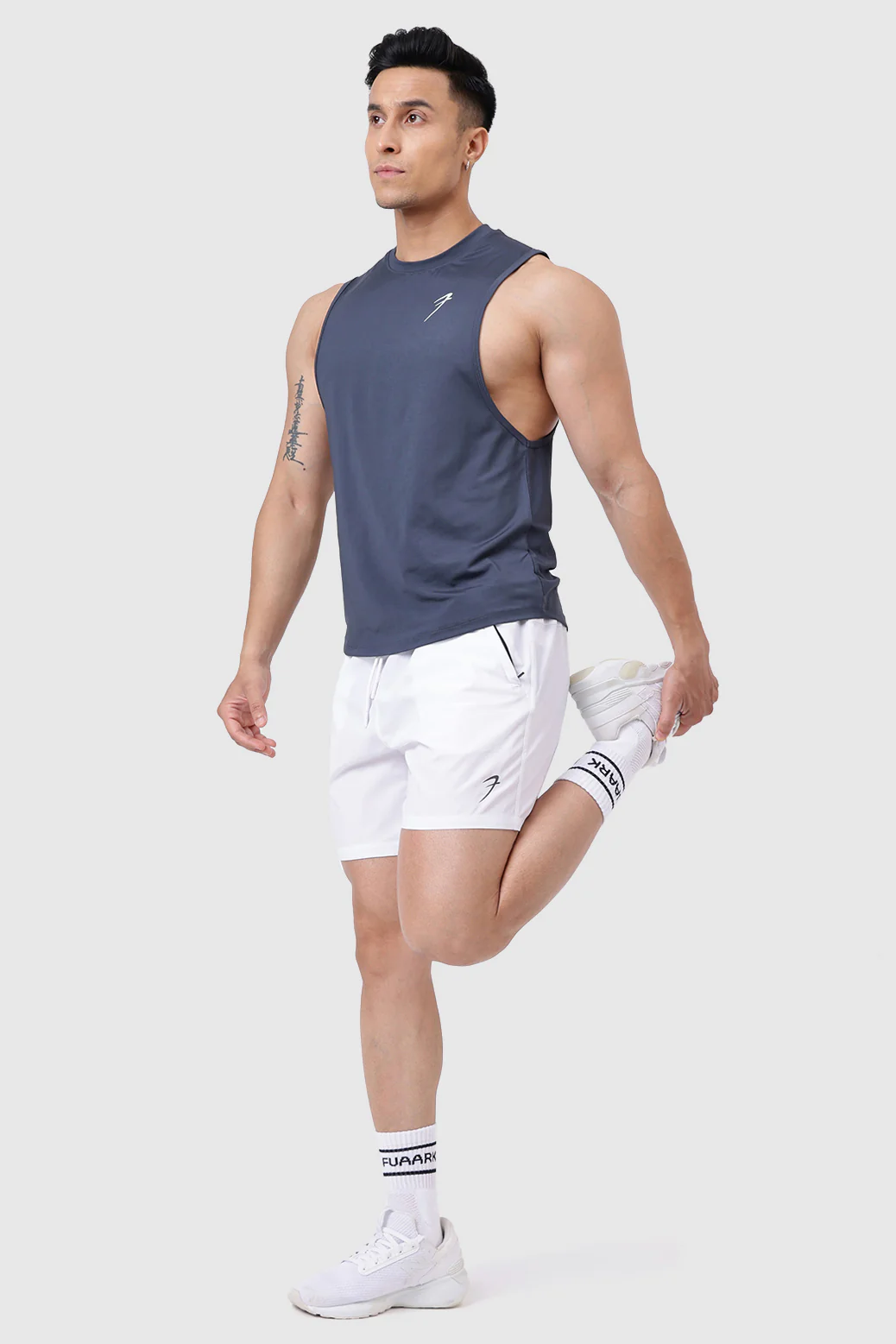 Urban Deep Arm Tank Dark Grey - Image 2