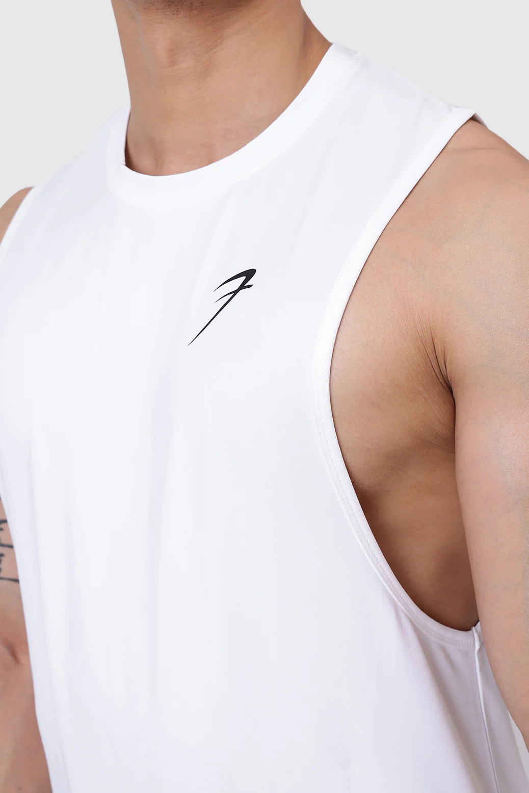 Urban Deep Arm Tank White - Image 3