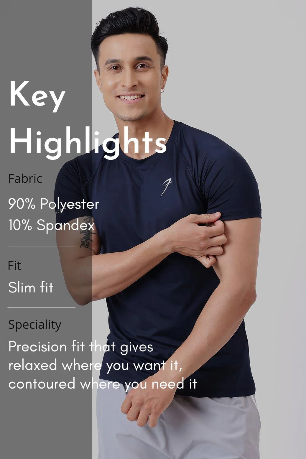 Urban T-shirt Navy - Image 7