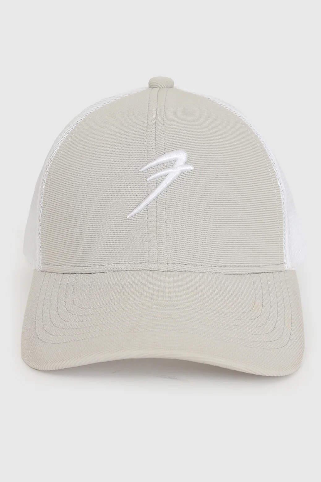 Urban Trucker cap Light Grey /White - Image 2