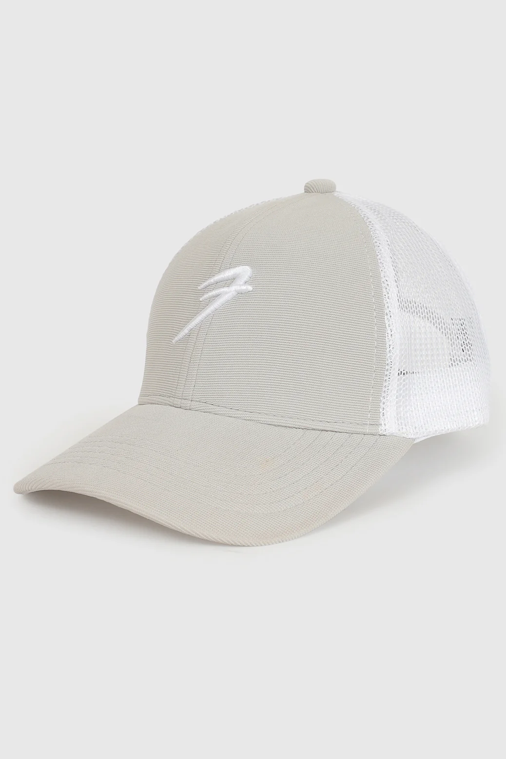 Urban Trucker cap Light Grey /White - Image 5
