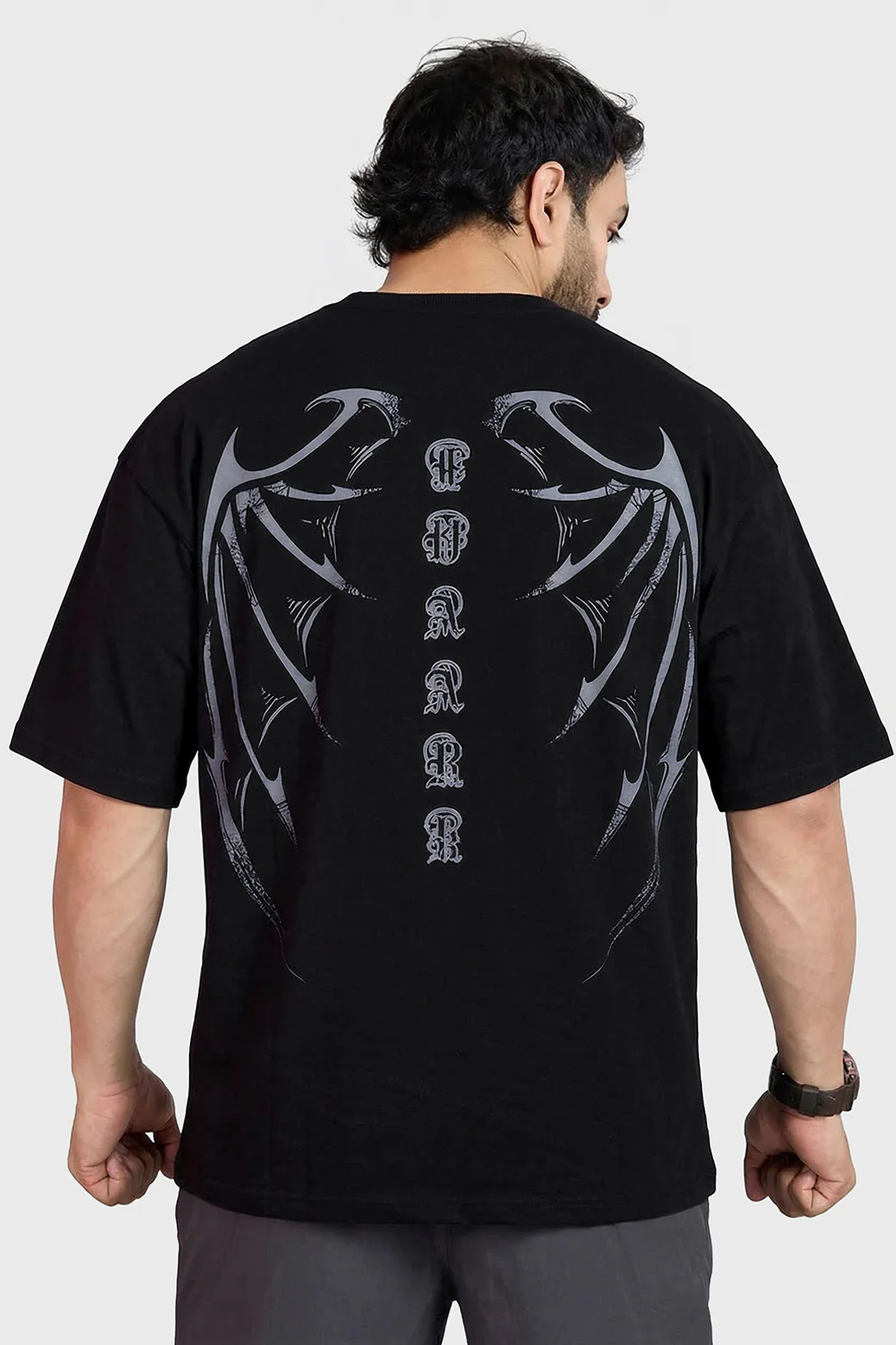 Void Angel Oversized T-shirt Black - Image 6