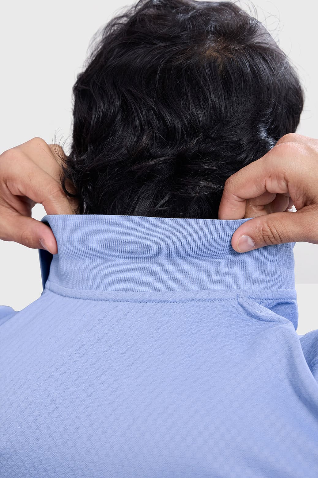 Wave Polo T-shirt Light Blue - Image 6