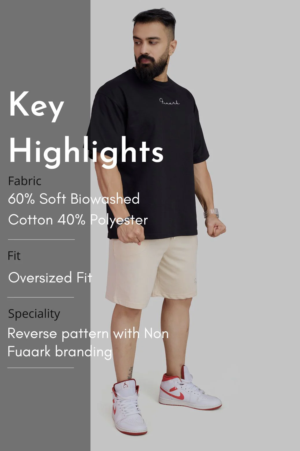 Weekend Oversized Shorts Beige - Image 8
