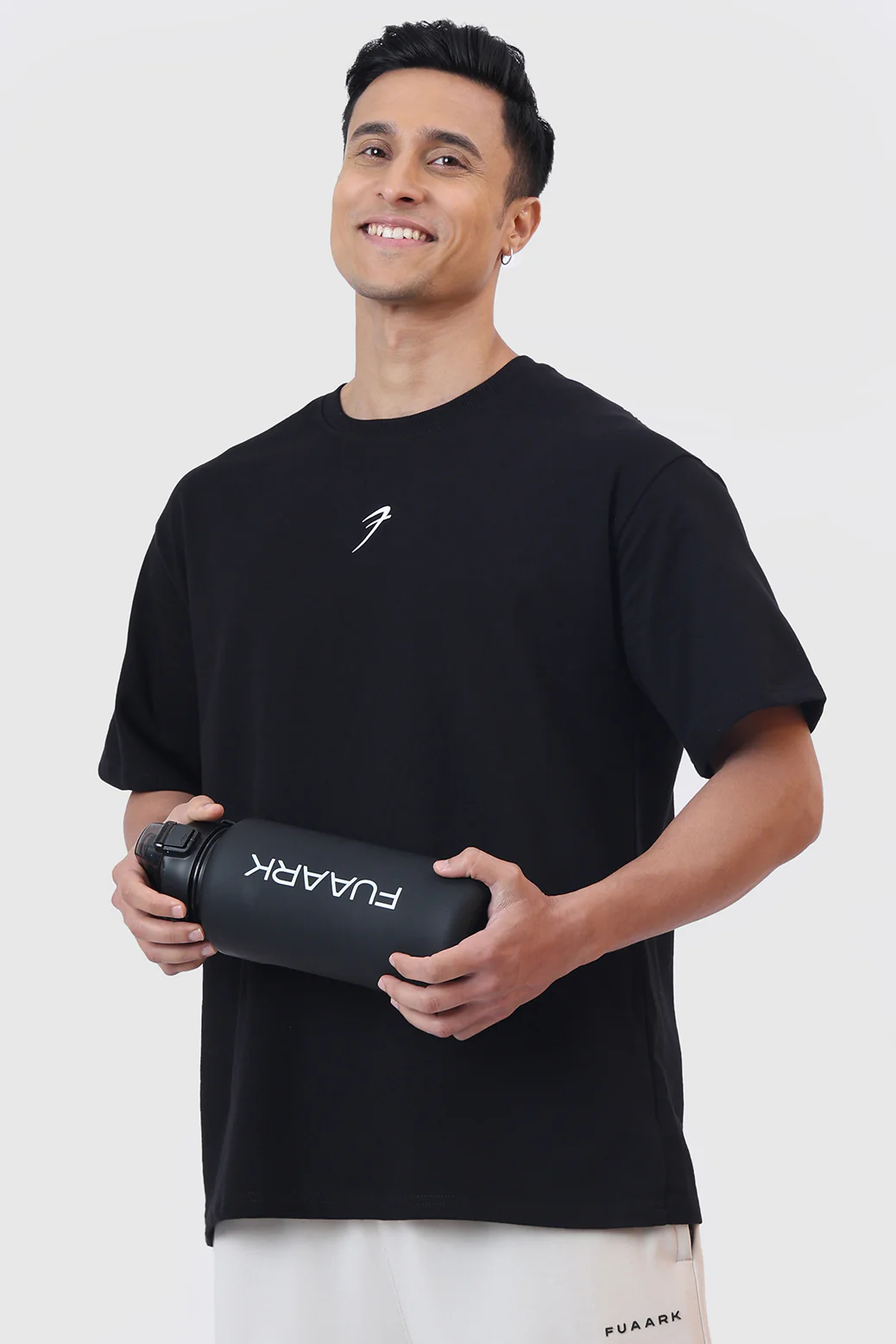 Winged Omen Oversized T-shirt Black - Image 6